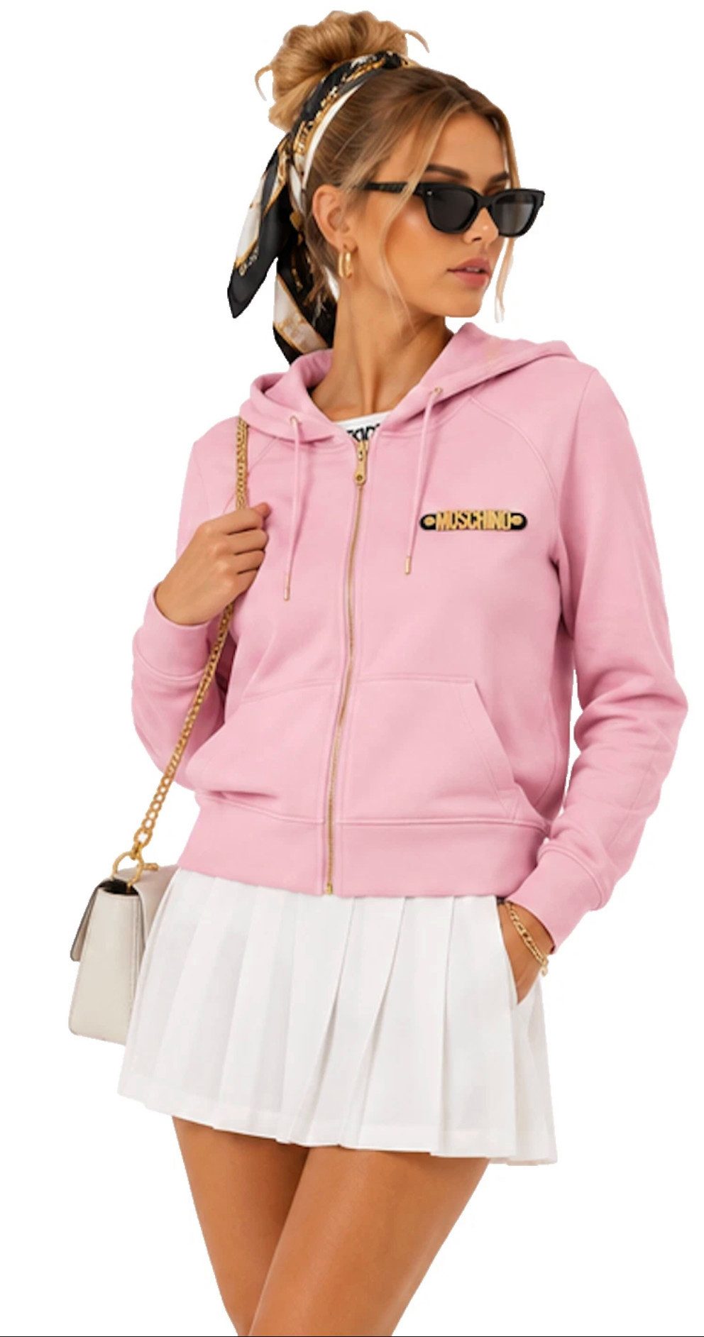 Kapuzensweatjacke Couture! Milano Kapuzenjacke Hoodie Sweatjacke Sweatshirt