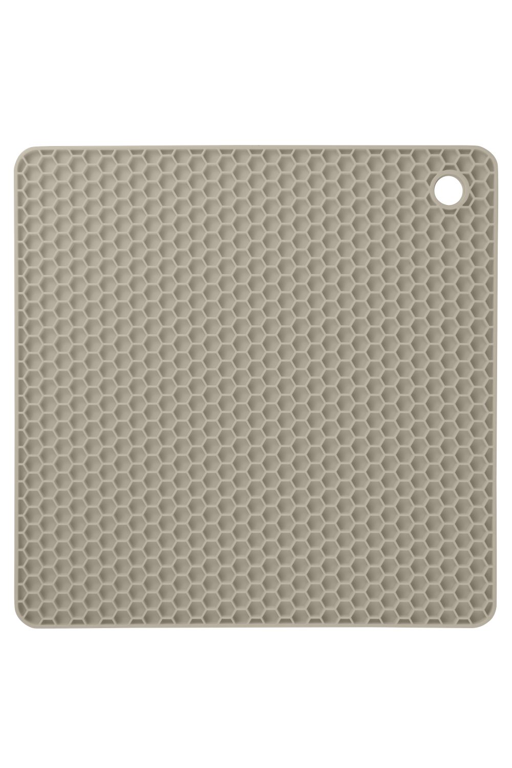Kochblume Topflappen Waben-Untersetzer quadratisch Taupe günstig online kaufen