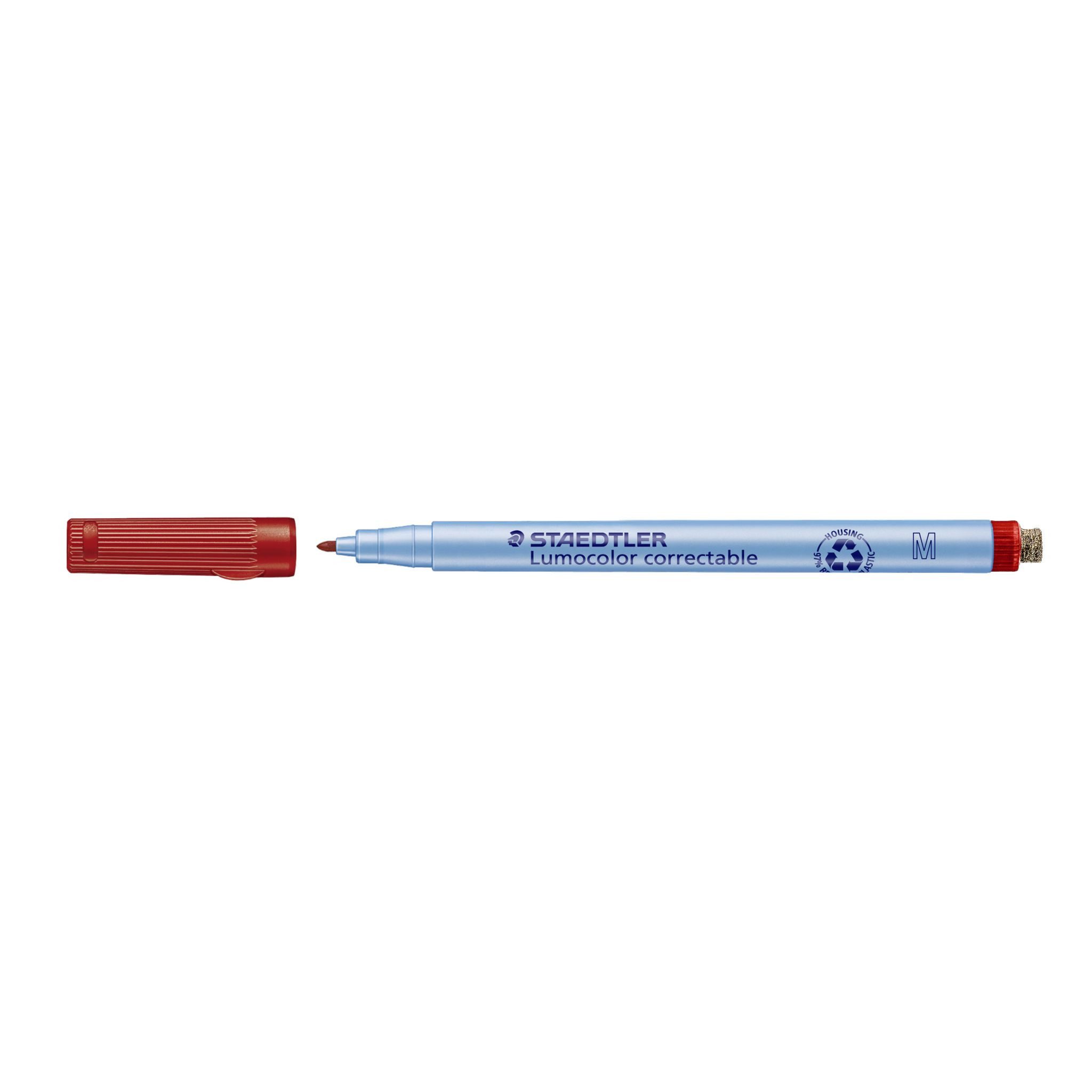 STAEDTLER Folienstift Staedtler Folienstift Lumocolor correct M rot