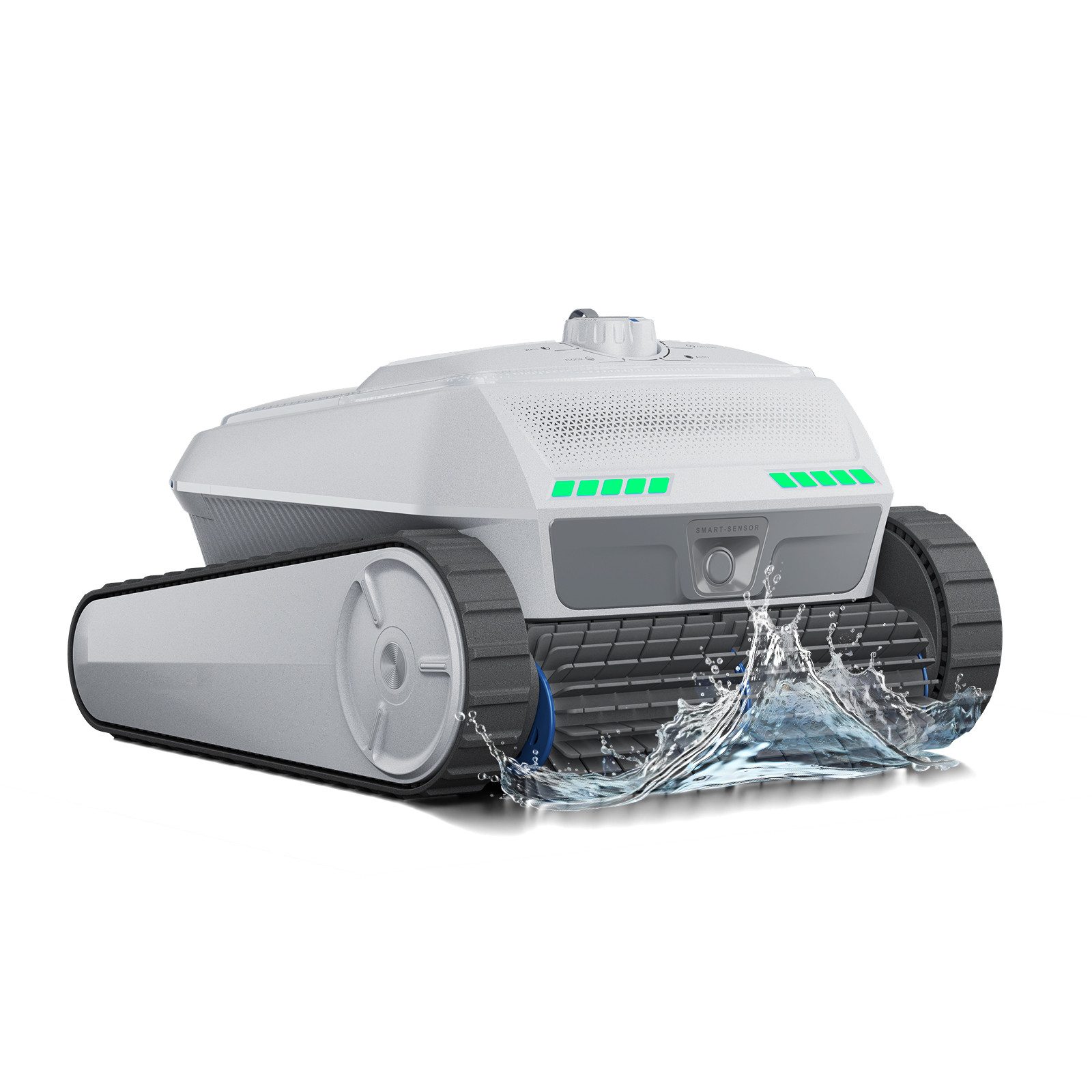 AIRROBO Poolroboter 2026 Kabellos Poolsauge für Boden & Wand, mit NaviClean™, 300m² Pools, automatische Wasserlinien-Rückkehr, 150 Min/4 Motoren/IP68/4L Filter