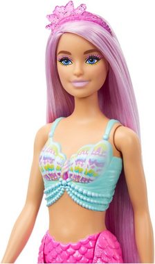 Barbie Meerjungfrauenpuppe Meerjungfrau mit langem rosafarbenem Haar