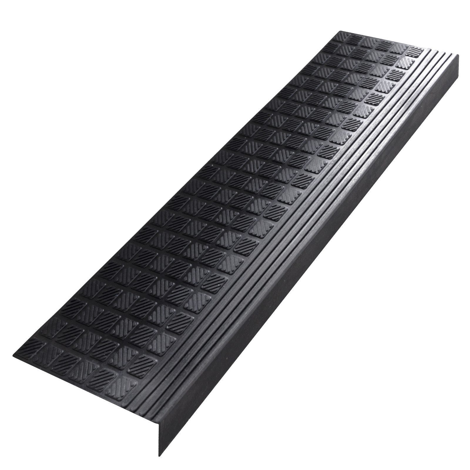 Karat Stufenmatte Diamond, Treppenschutz, Stufenschutz, Schwarz, rechteckig günstig online kaufen