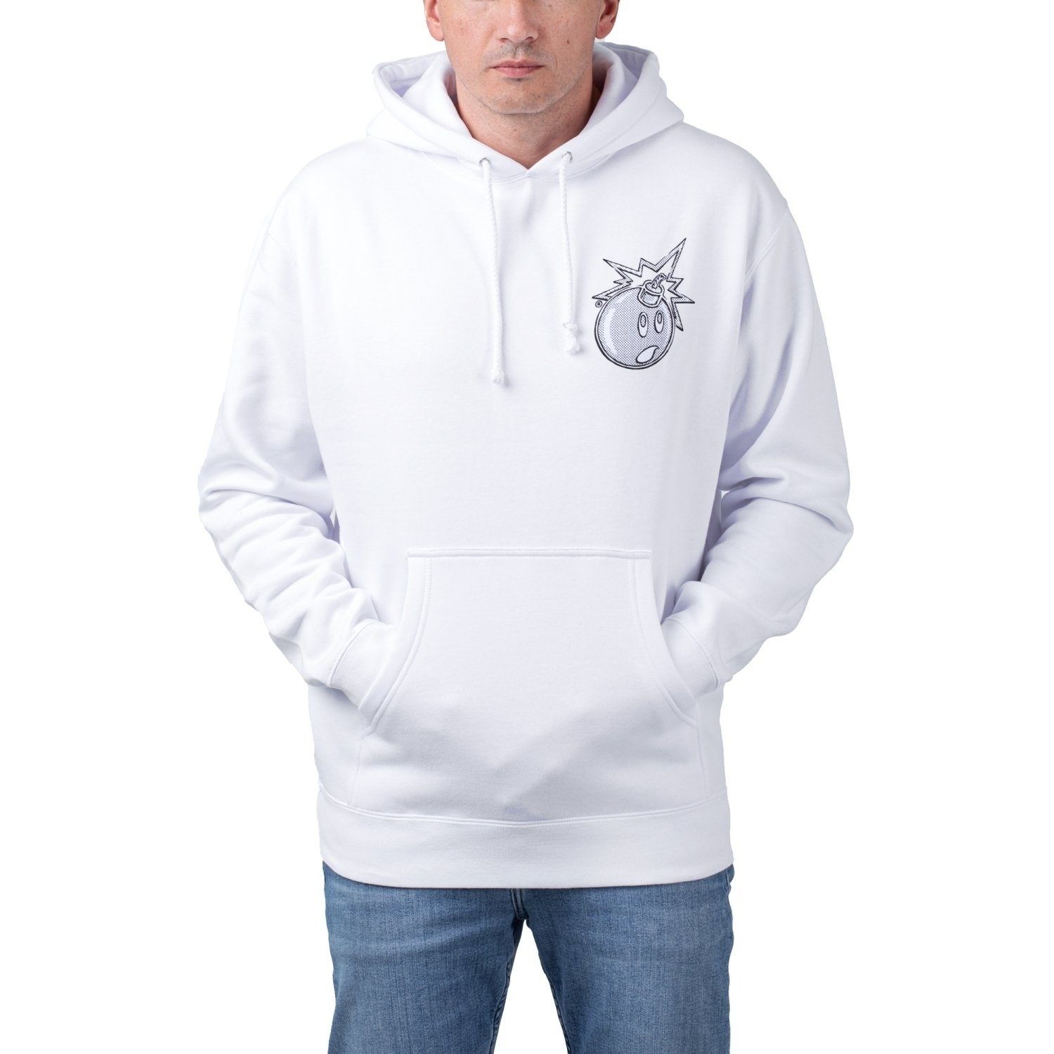 THE HUNDREDS® Hoodie The Hunderds Vides Adam Bomb Hoodie White