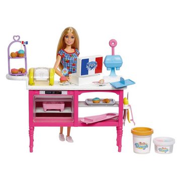 Mattel® Spielwelt Mattel HJY19 - Barbie - Buddy´s Cafe, Spielset mit Puppe & Zubehör z