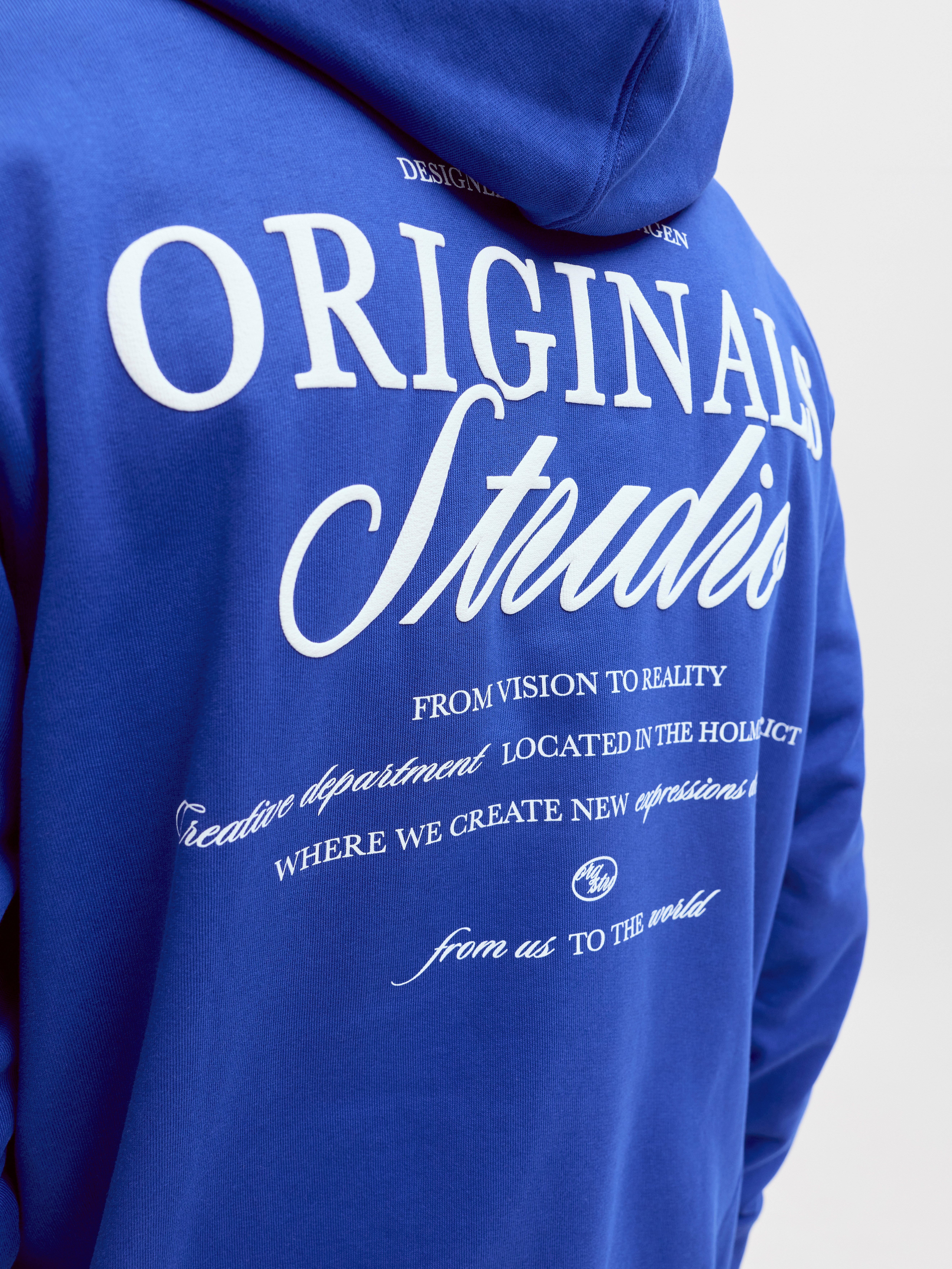Jack & Jones Kapuzensweatshirt JORNORREBRO TYPO BACK SWEAT HOOD SN mit Print