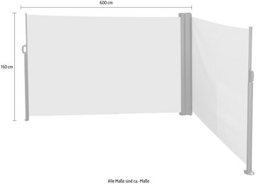 KONIFERA Seitenmarkise Seitenarmmarkise BxH: 600x160 cm