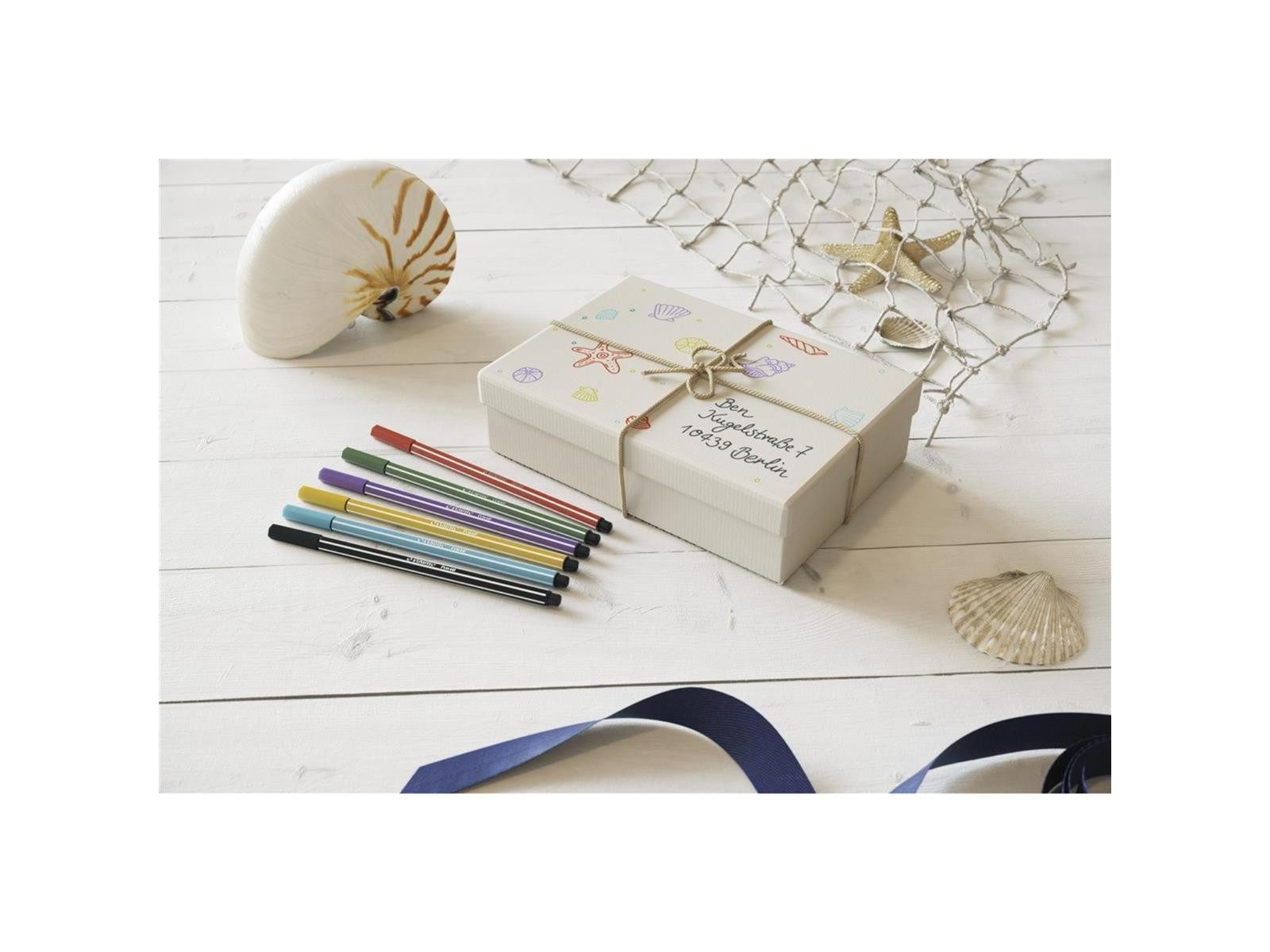 STABILO Faserstift STABILO Pen 68 ARTY Filzstift - 1 mm - 24er Set