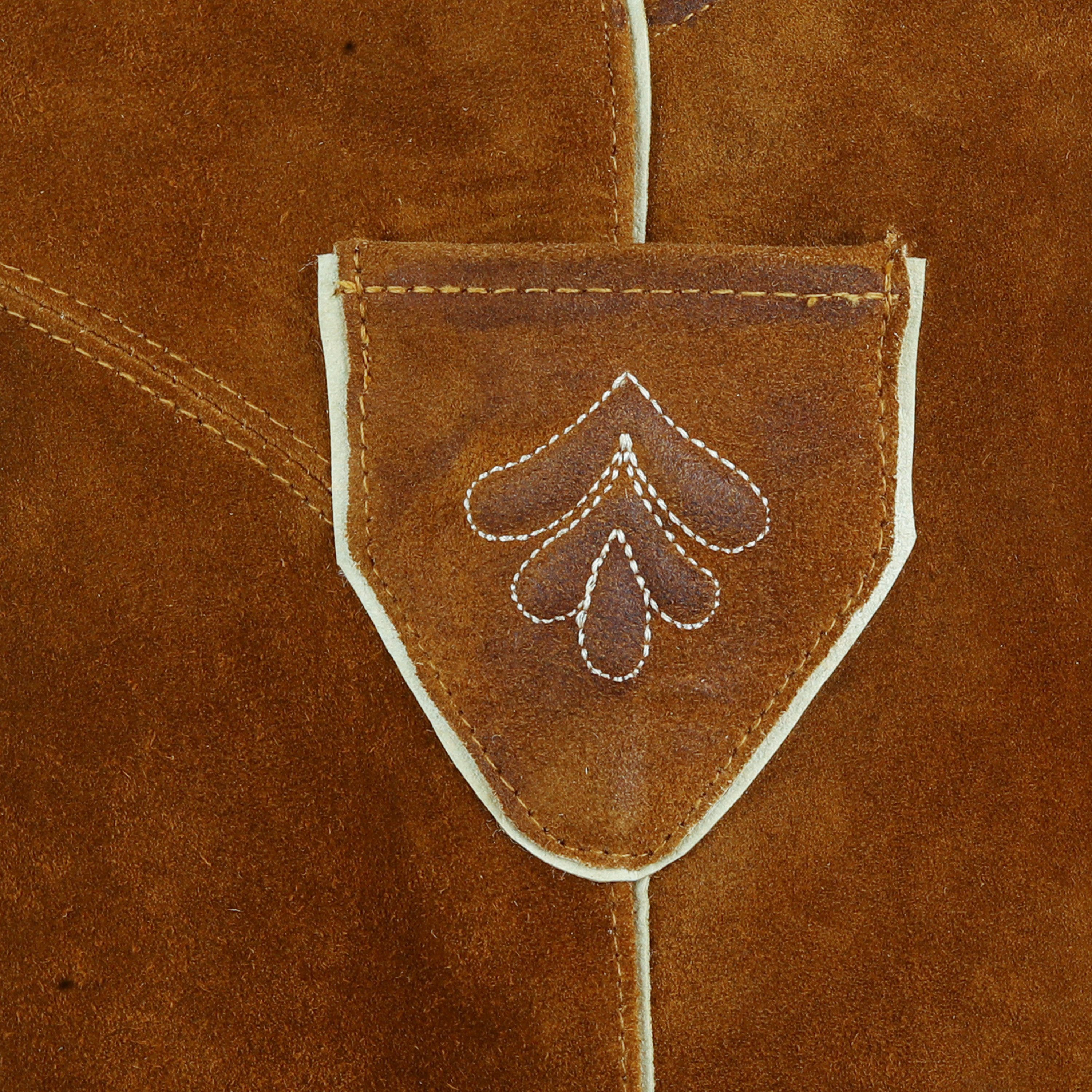 Spirit of Bavaria Trachtenlederhose Herren Trachten Lederhose kurz mit Gürtel Oktoberfest Hose 507