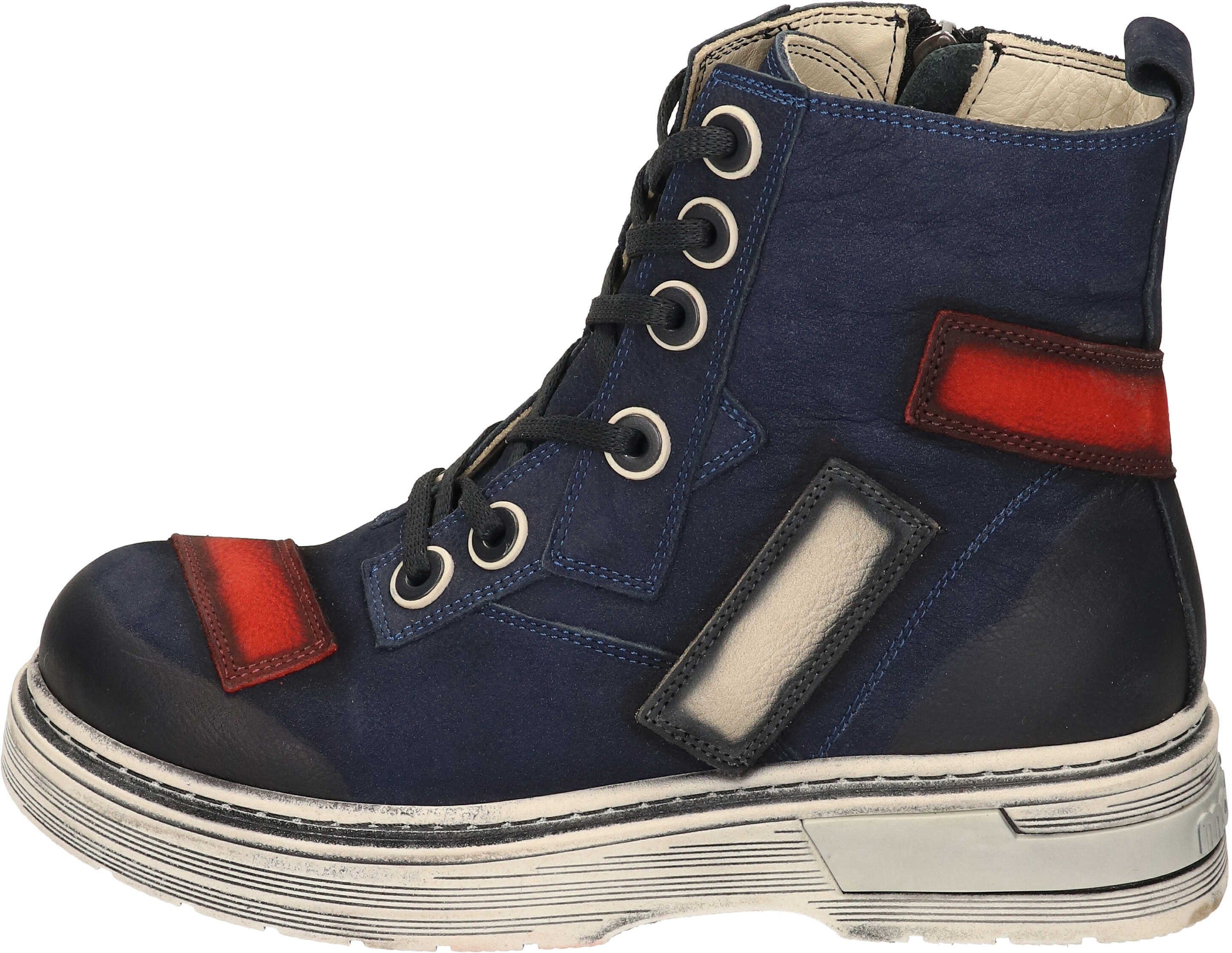 Manitu Stiefeletten Schnürstiefelette aus Nubukleder günstig online kaufen