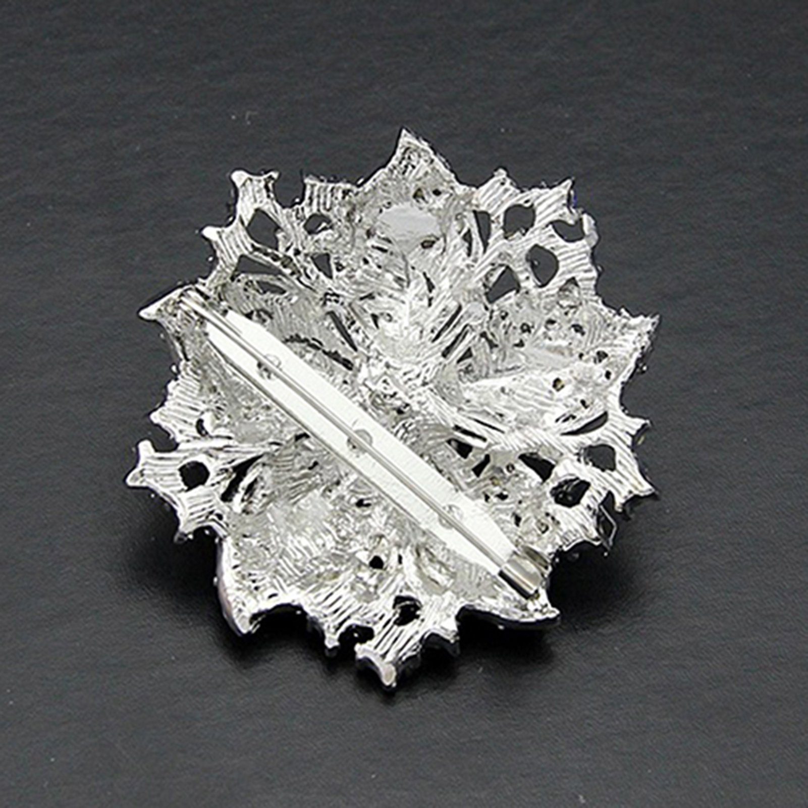 Rutaqian D Corsage Brosche Kristall Vintage Brosche Pin, Braut Brosche Blume inspirierte