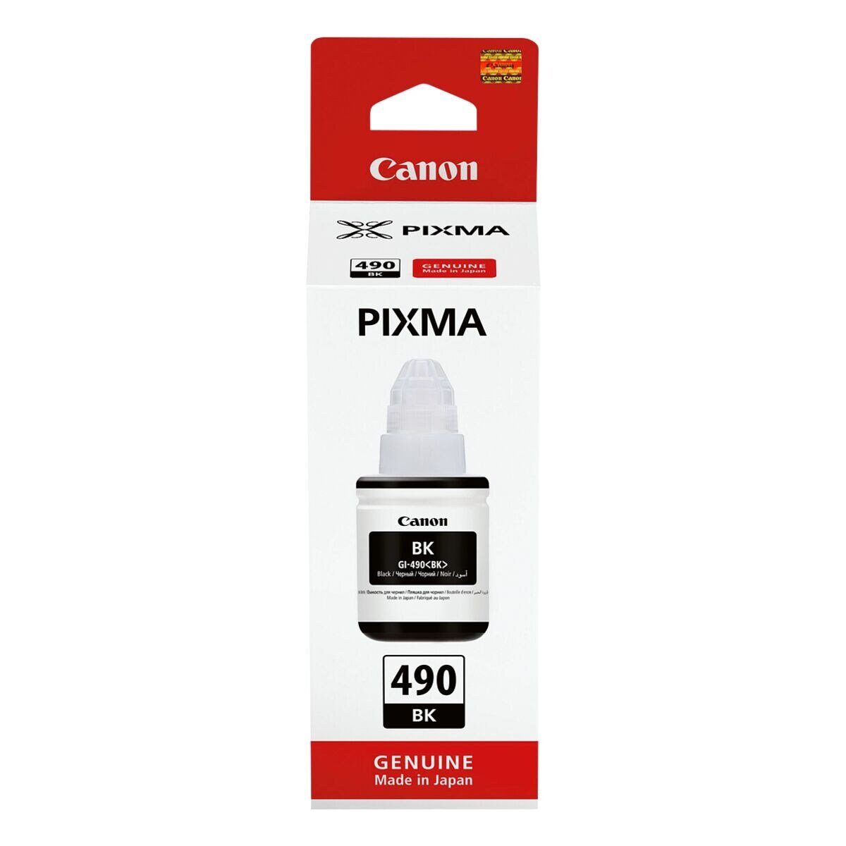 Canon GI-490BK Tintenpatrone (Nachfülltinte, schwarz) | Tintenpatronen