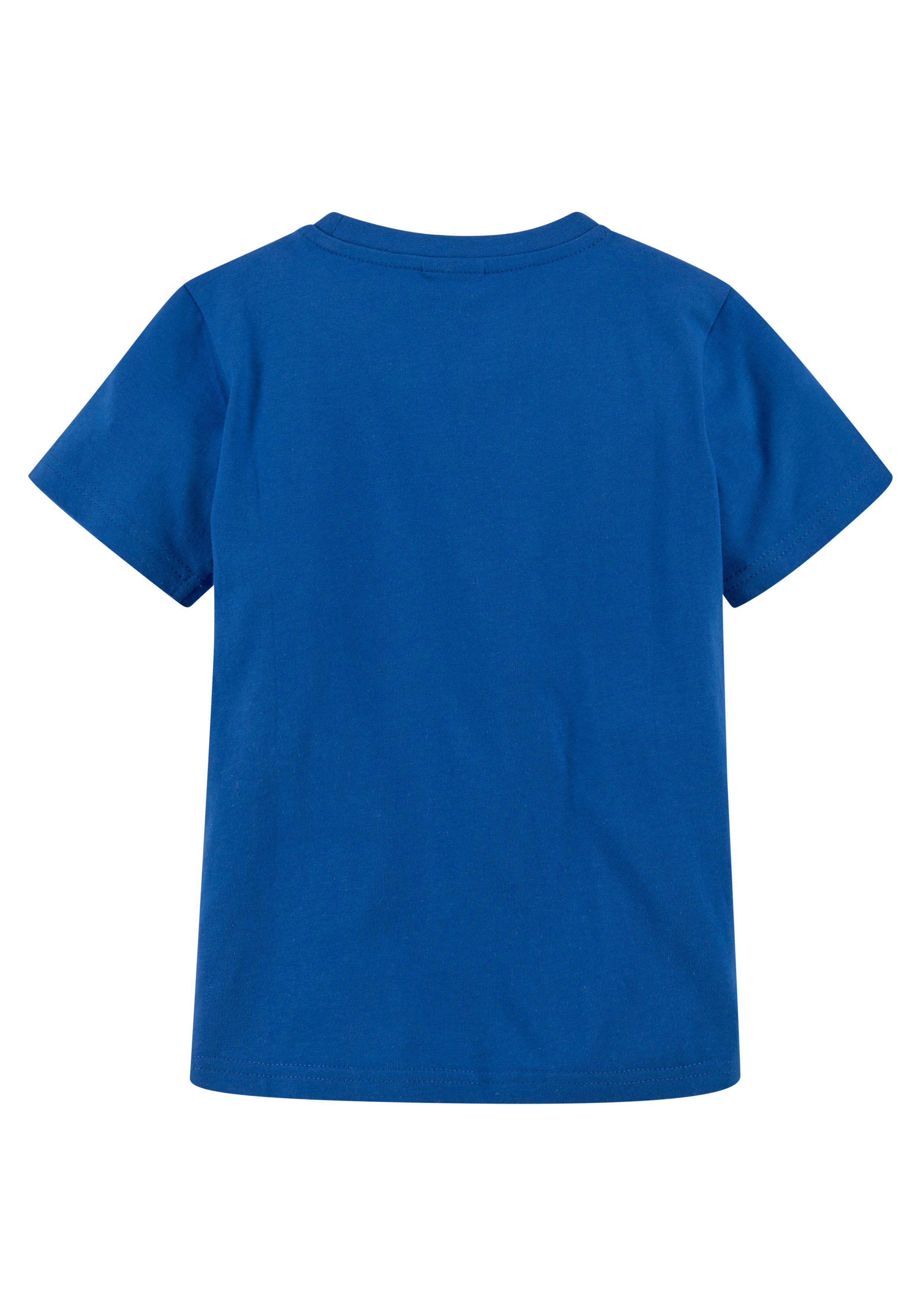 KIDSWORLD T-Shirt mit coolen BAUMASCHINEN Print Kurzarm, Basic-Passform, bedruckt, Rundhalsausschnitt