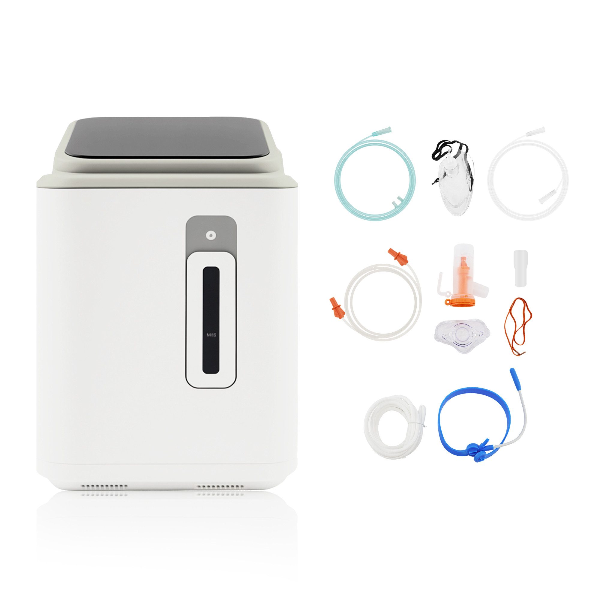 Vankel Inhalationsgerät Sauerstoffkonzentrator mit Inhalator, 1-7L/min einstellbar, 93% O₂