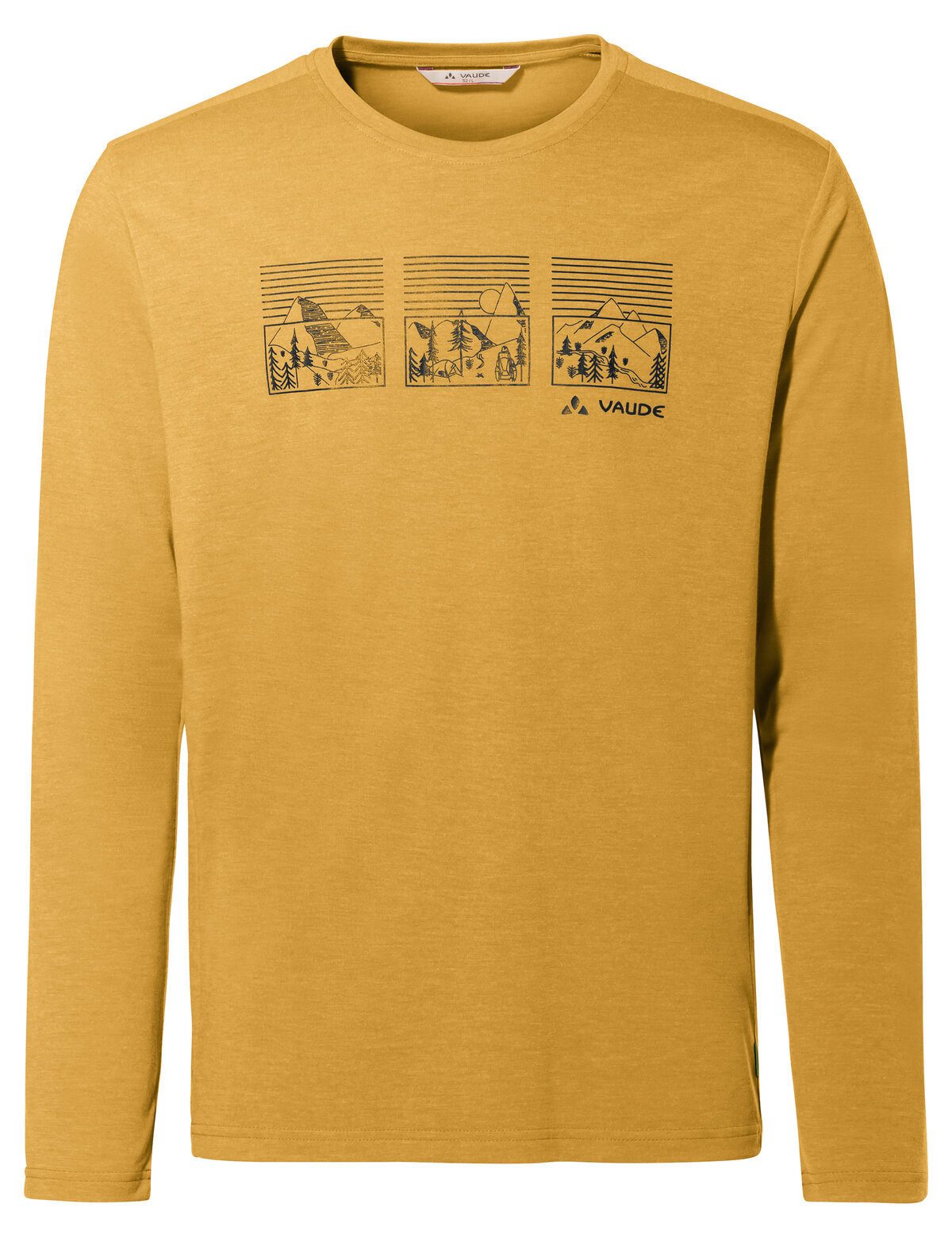 VAUDE T-Shirt Men's Rosemoor LS T-Shirt III (1-tlg) schnelltrocknendes und funktionelles Shirt