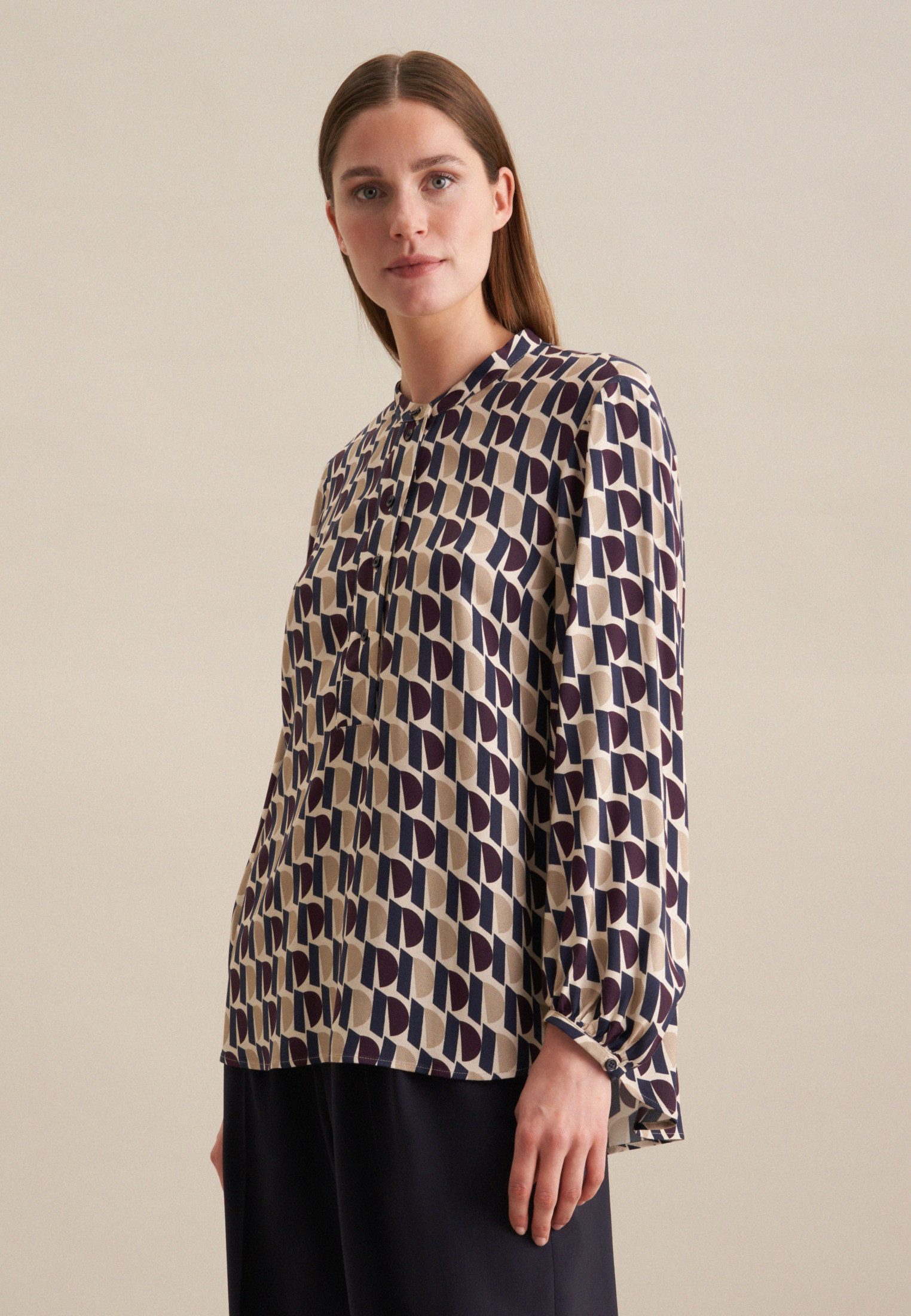 seidensticker Klassische Bluse Schwarze Rose Tunika günstig online kaufen