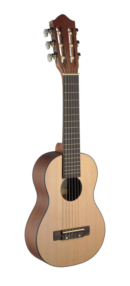Stagg Ukulele Klassische Gitarre in Ukulele-Größe mit Decke aus Fichte