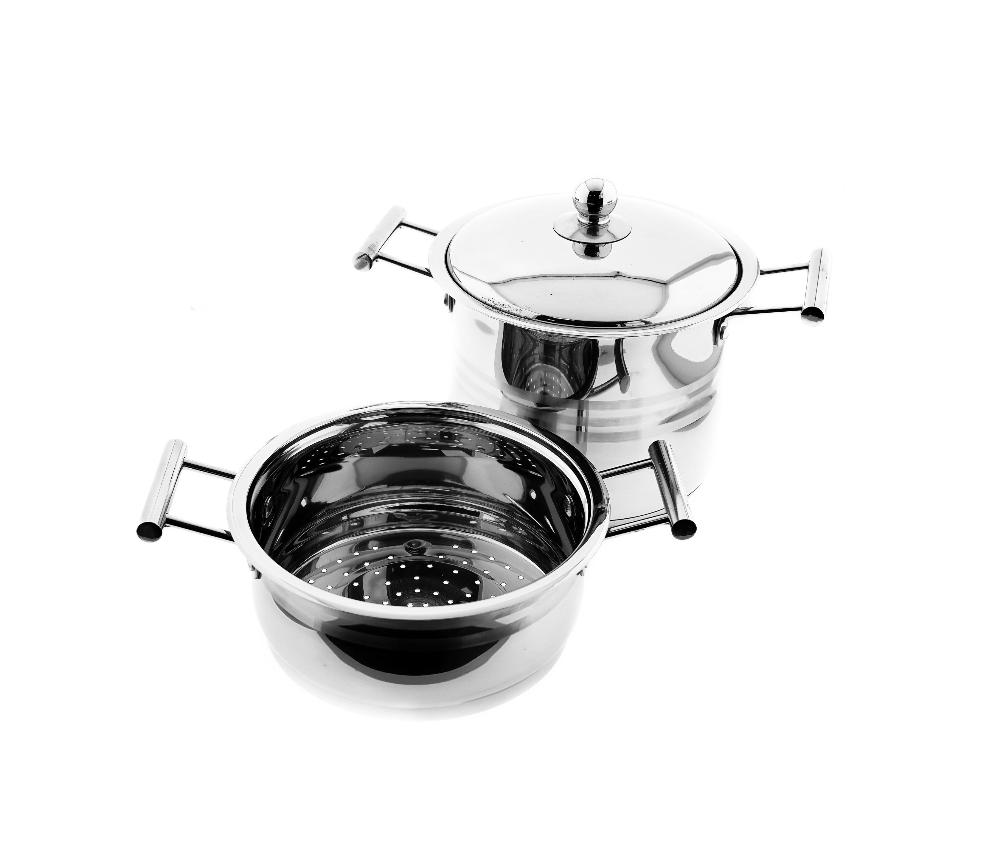 Sunay Kochtopf Sunay Couscous Pot aus Edelstahl Kochtopf mit Siebeinsatz – Bild 3 von 5