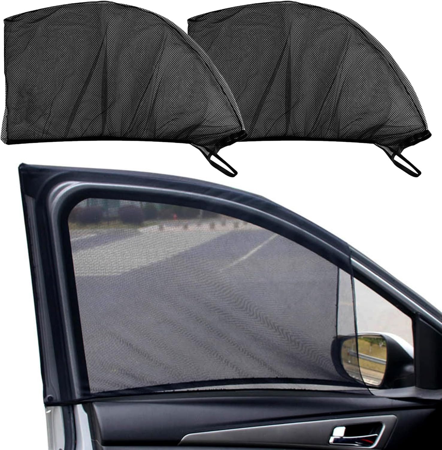 Coonoor Autosonnenschutz 2-Stück Sonnenschutz Auto frontscheibe,UV Schutz