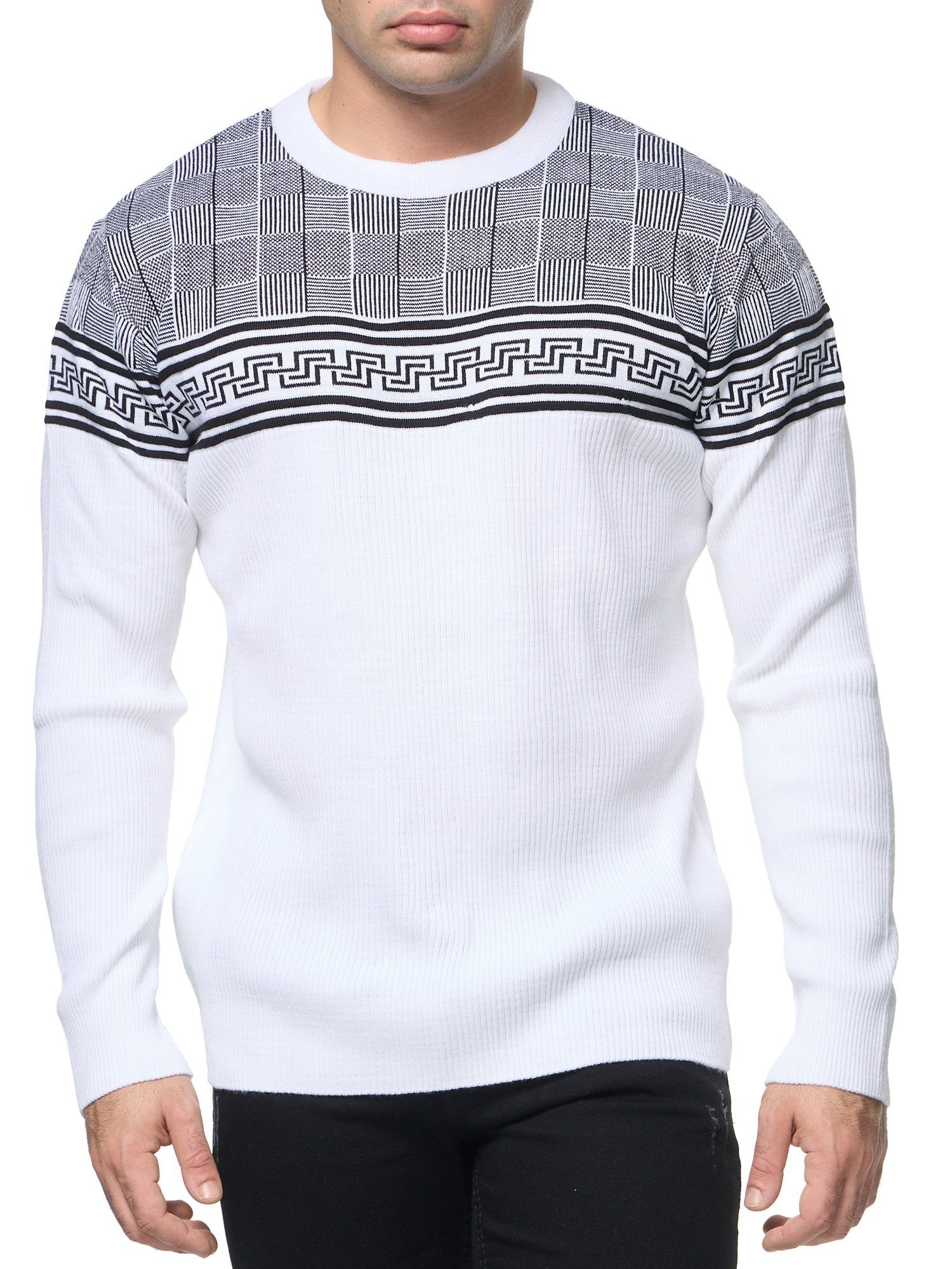 Banco Rundhalspullover Rundhals Basic Pullover Ganzjahrpullover günstig online kaufen