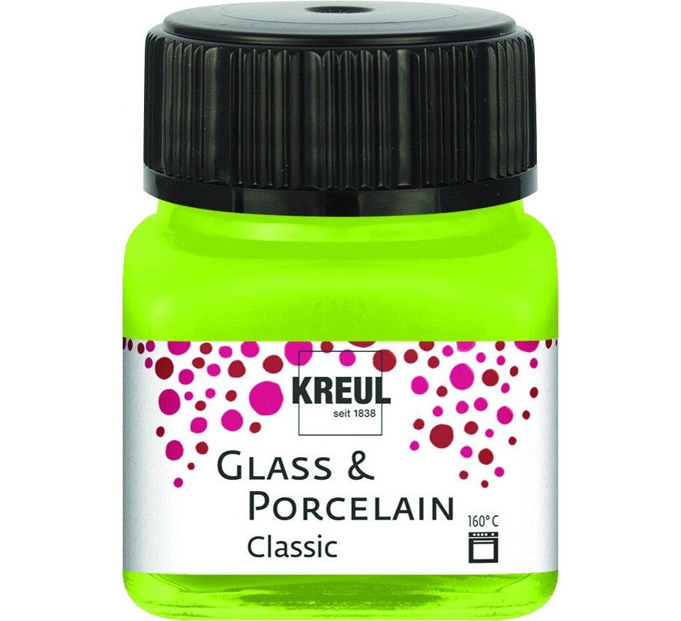 Künstlerstift Kreul Glass & Porcelain Classic maigrün 20 ml