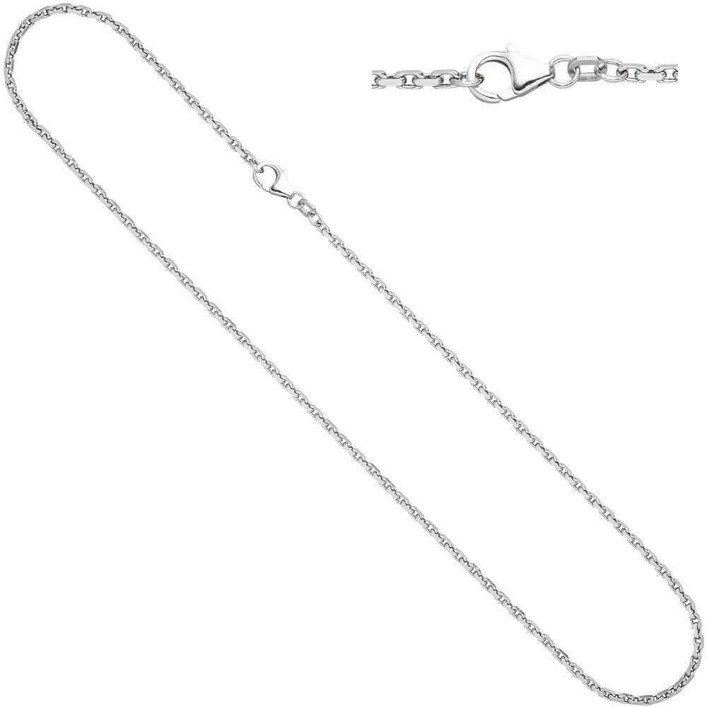Schmuck Krone Silberkette 2mm Ankerkette Kette Collier Halskette aus 925 Silber rhodiniert 70cm