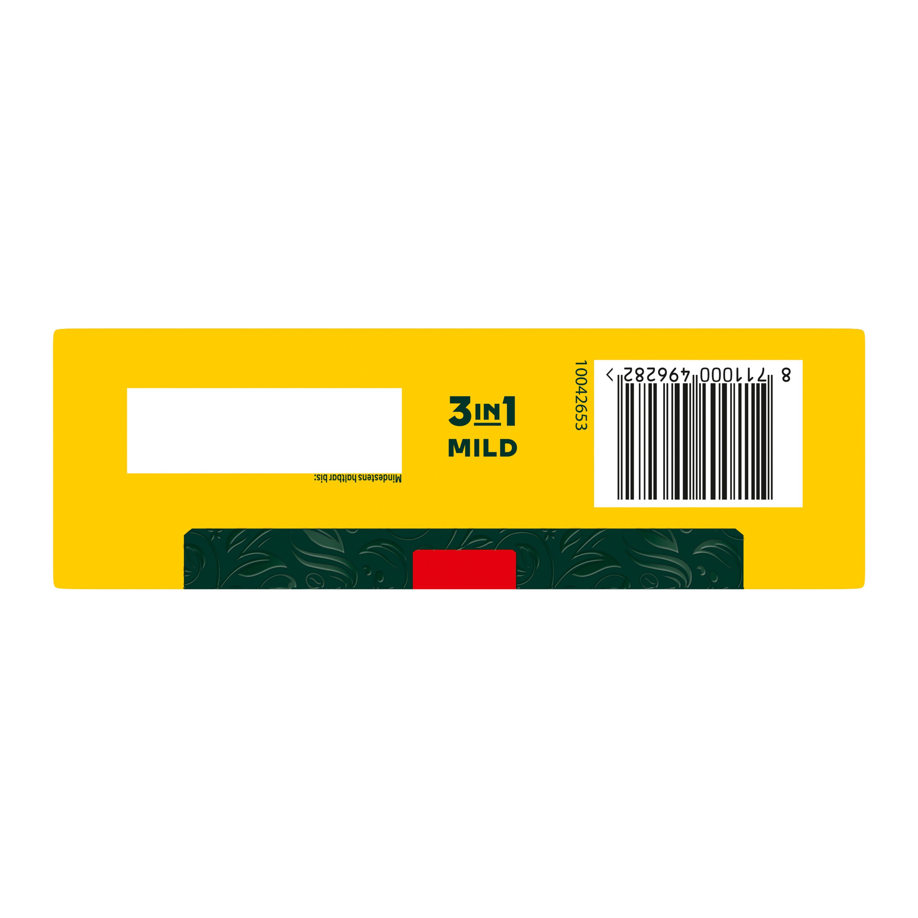 JACOBS Kaffee Löskaffee 3in1 MILD Instantkaffee 12 x 10 Sticks = 120 Getränke, 1332 g, (Packung, 12er Pack) – Bild 5 von 5