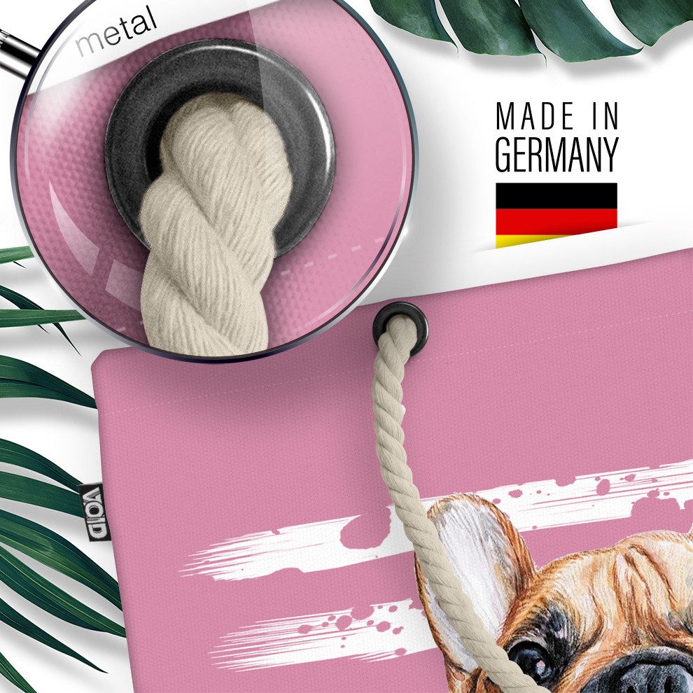 VOID Strandtasche (1-tlg), Französische Bulldogge Frenchie Hund