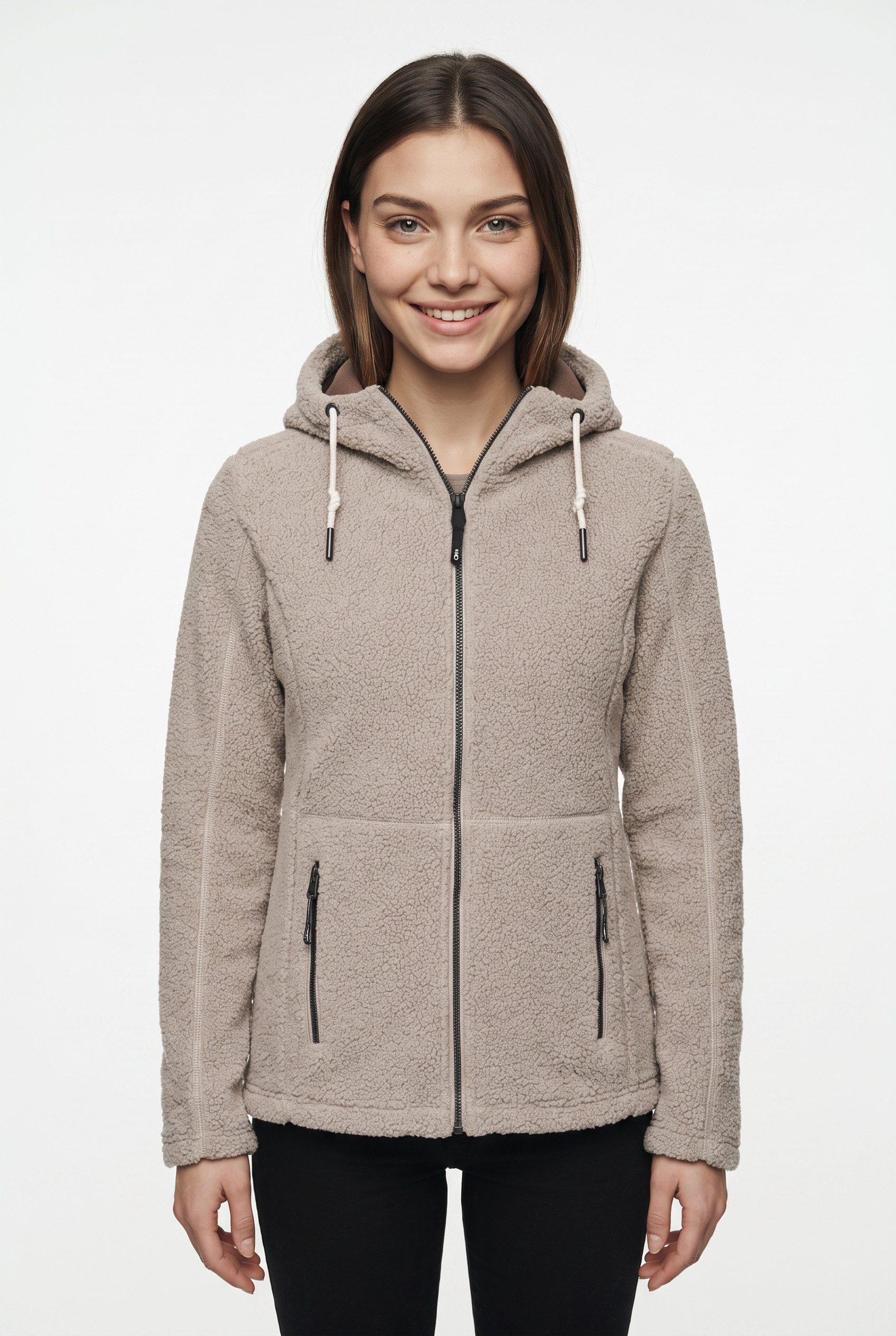 G.I.G.A. DX by killtec Strickfleecejacke GW 38 WMN KNTFLC JCKT mit verstellbarer Kapuze, leichtes Material, Regular Passform