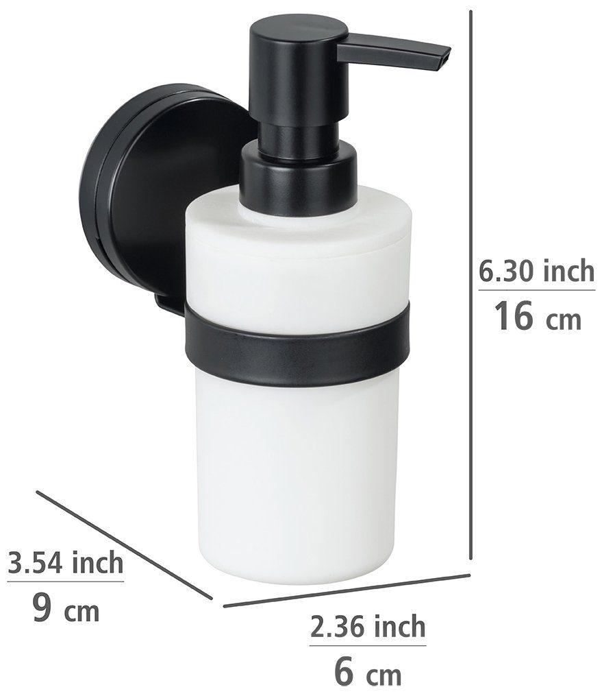 WENKO Seifenspender Pavia, Befestigen ohne bohren, Füllmenge: 220 ml günstig online kaufen