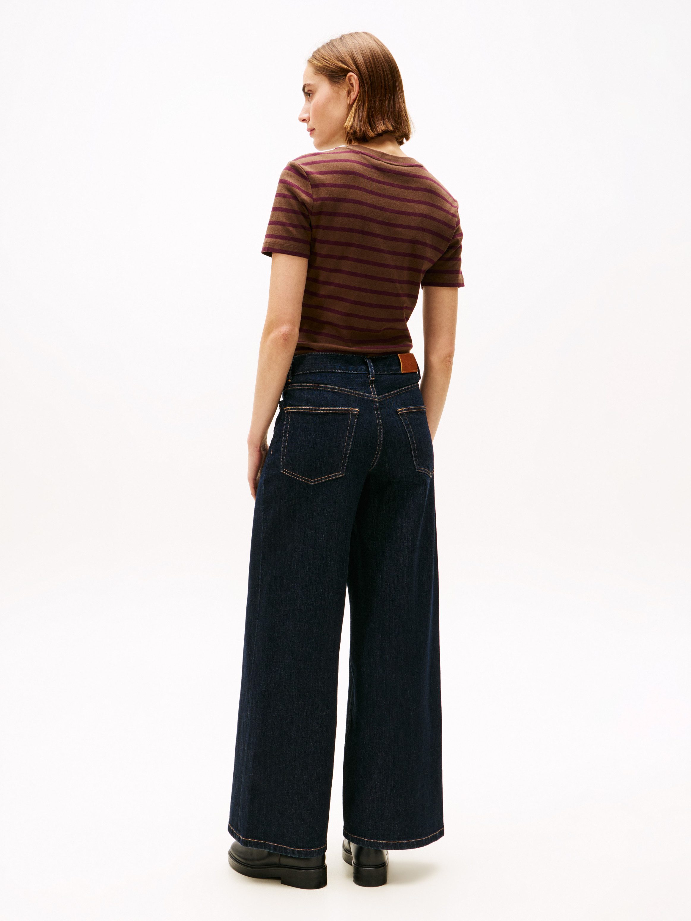 Tommy Hilfiger High-waist-Jeans DNM RINSE 70's WIDE LEG HW