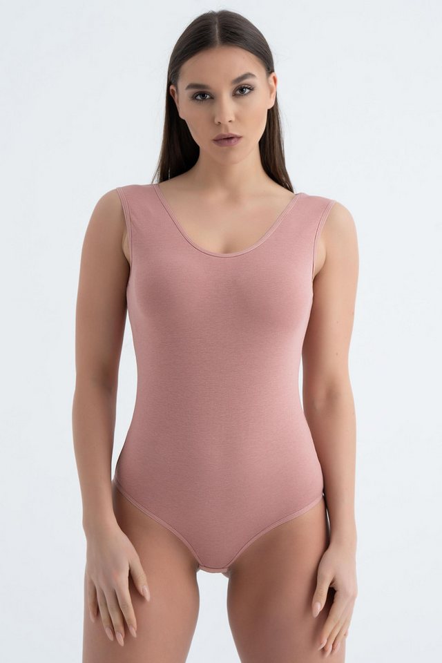 Evoni Body Damen Bodysuit ärmellos