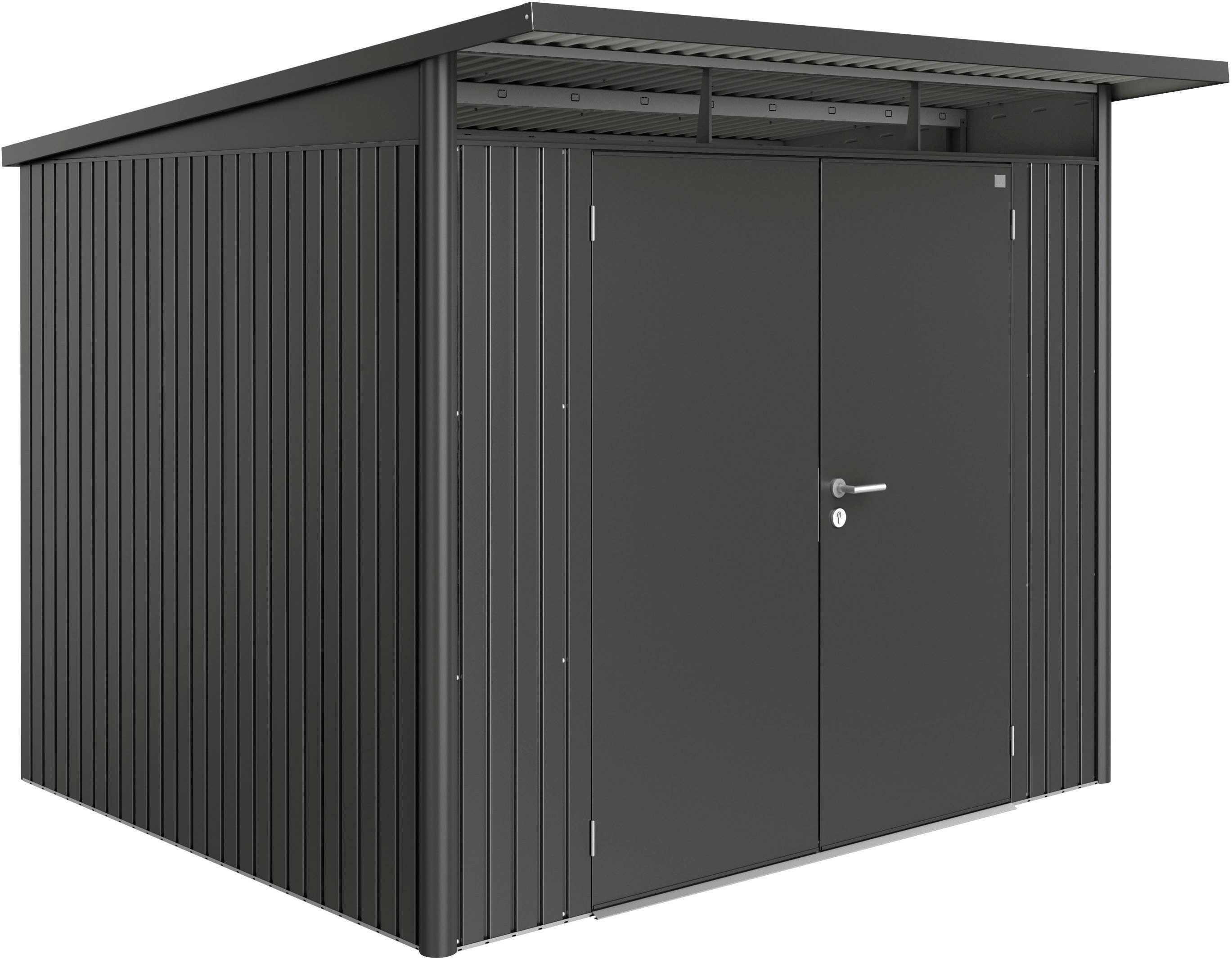 Biohort Gerätehaus AvantGarde, Gr. A6, BxT: 260x260 cm, verschiedene Farben mit Doppeltür