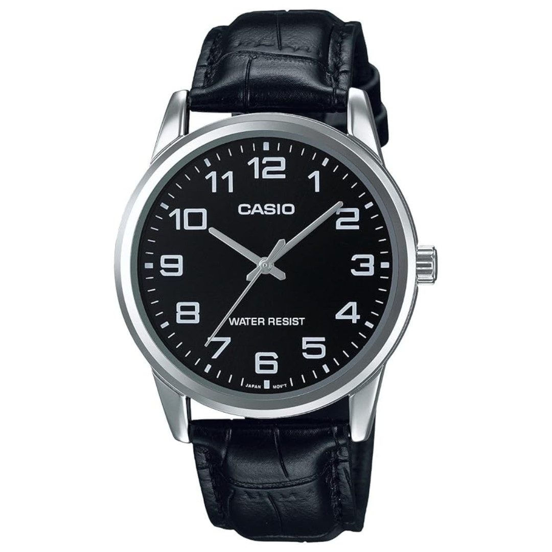 CASIO Mechanische Uhr Casio Herrenuhr Collection MTP-V001L-1B
