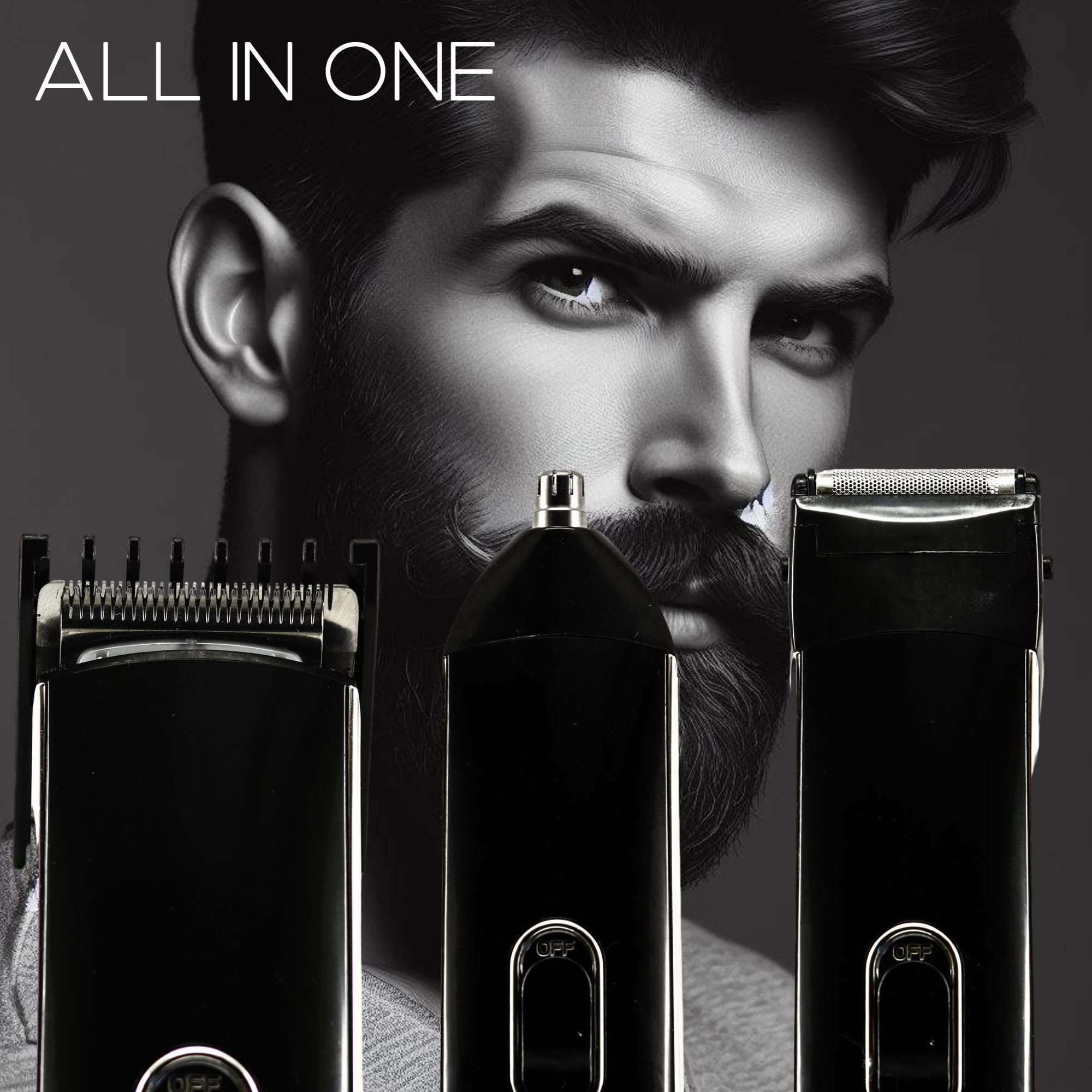 TronicXL Haarschneider Profi Akku Haarschneidemaschine Haarschneider Set professional Accu, Betrieb mit und ohne Kabel möglich mit Basis Station für Damen Herre – Bild 2 von 5
