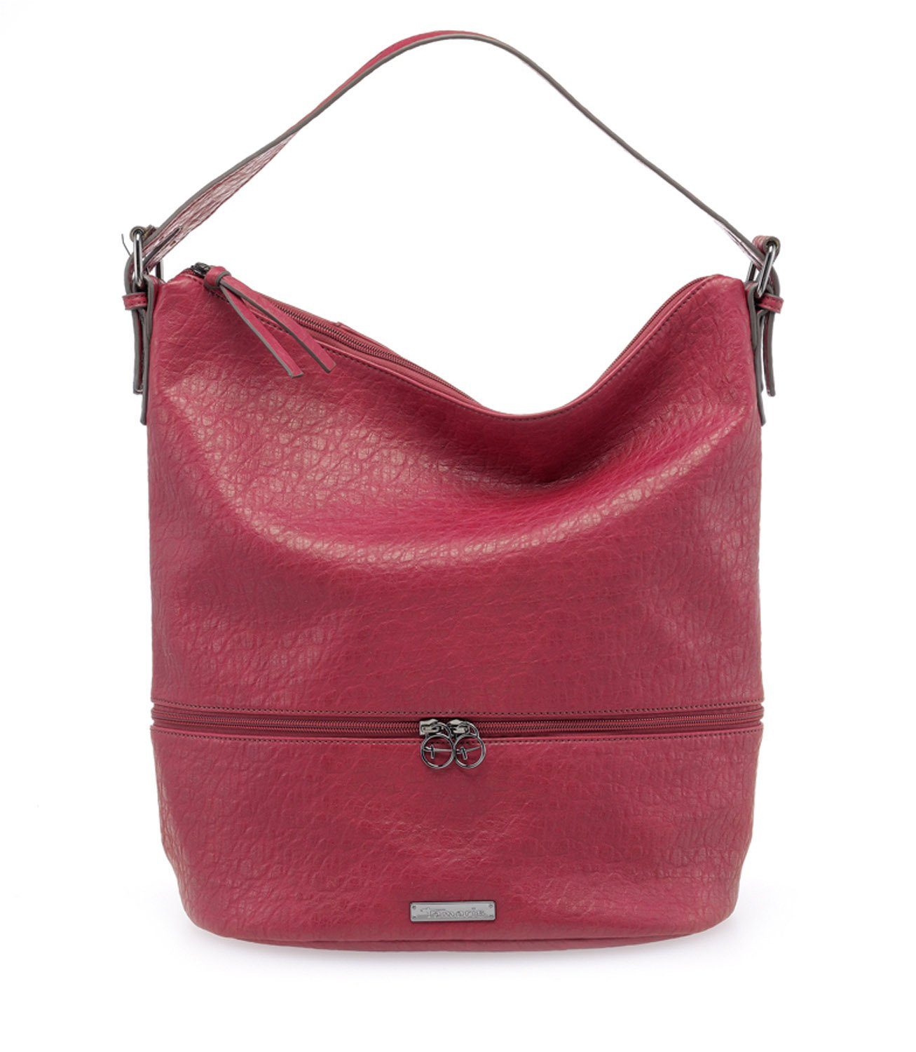 Tamaris Schultertasche Udele (Set), Damen Hobo Bag L Handtasche Schultertasche chili rot