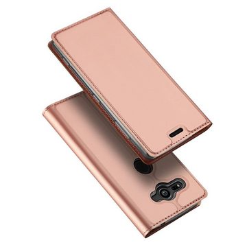 CoolGadget Handyhülle Magnet Case Handy Tasche für Sony Xperia XZ2 Compact 5 Zoll, Hülle Klapphülle Ultra Slim Flip Cover Sony XZ2 Compact Schutzhülle