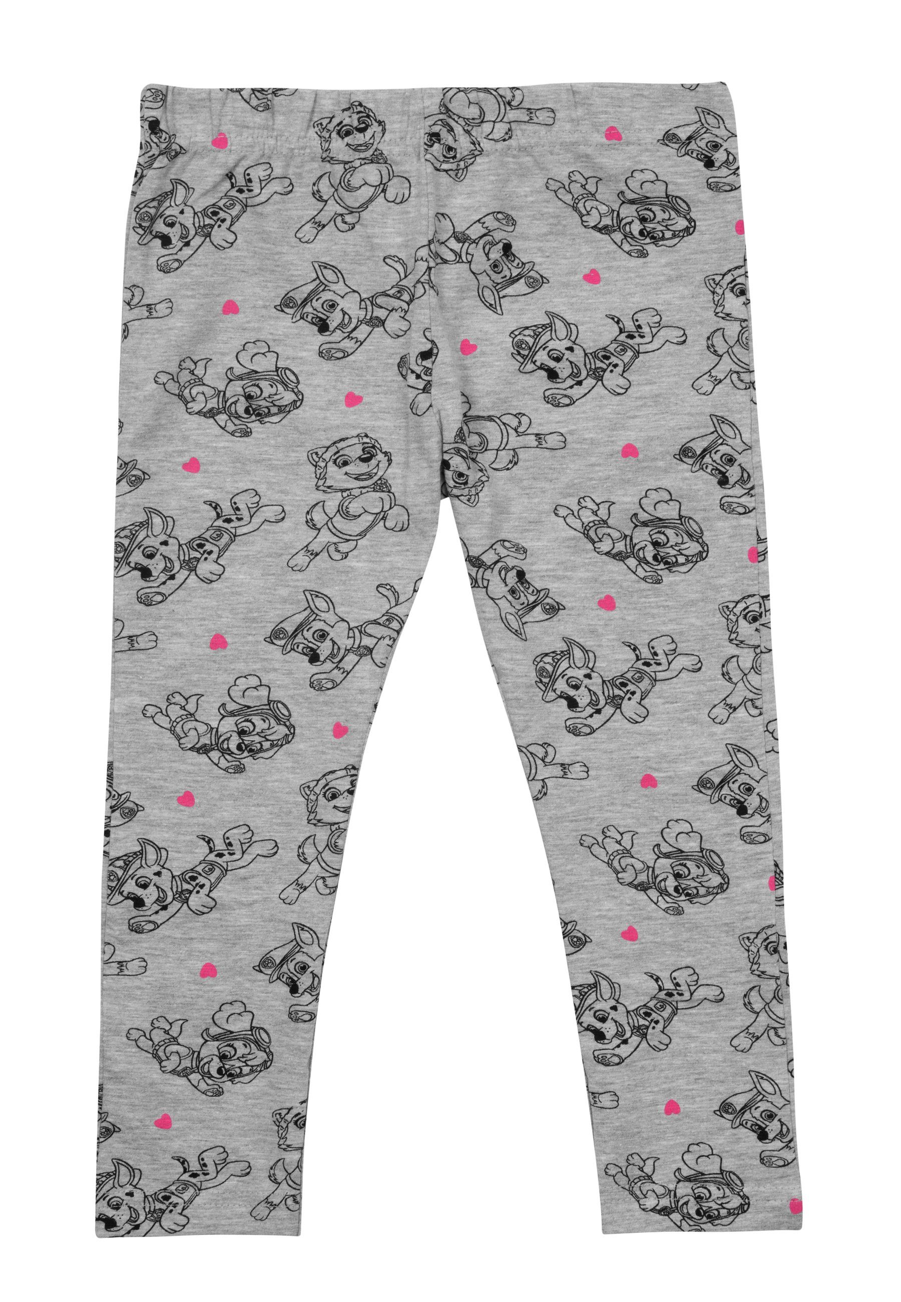 United Labels® Leggings Paw Patrol Leggings, 3/4 Hose - Grau