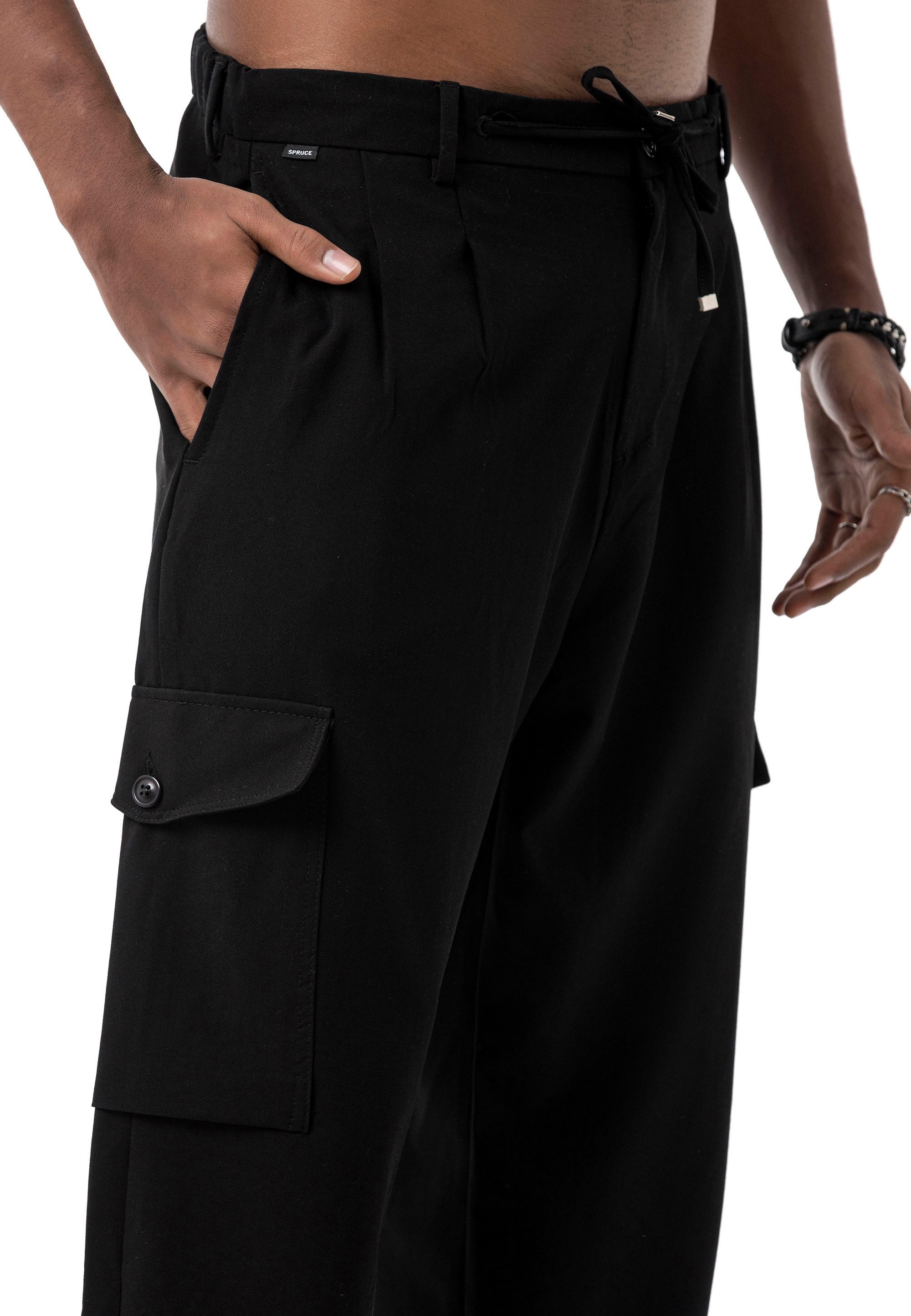RedBridge Cargohose by Spruce - mit Tunnelzug und Seitentaschen - Urban Look – Bild 3 von 5