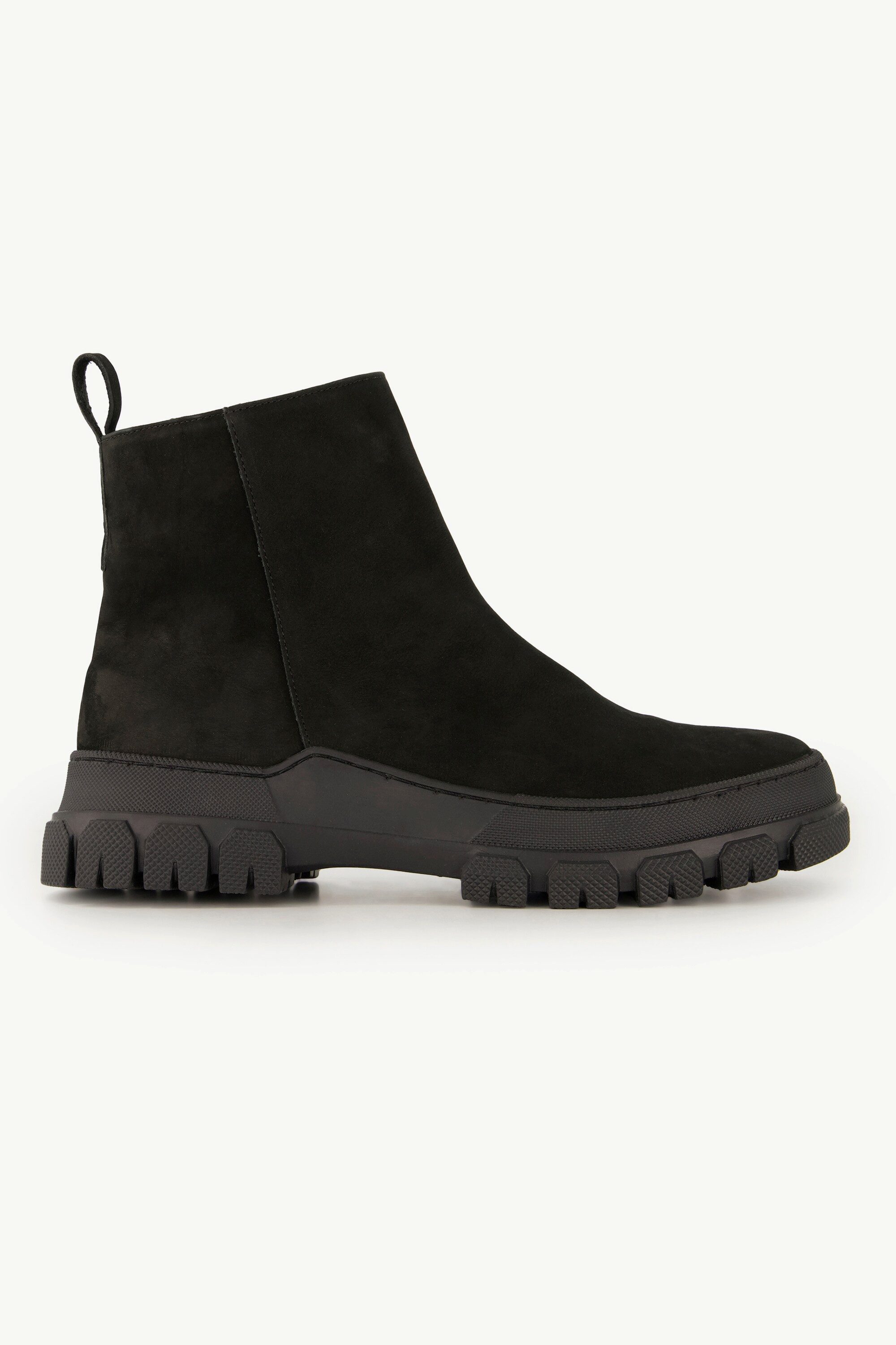 Ulla Popken Leder-Boots Chunky-Sohle Wechselfußbett Weite H Stiefel