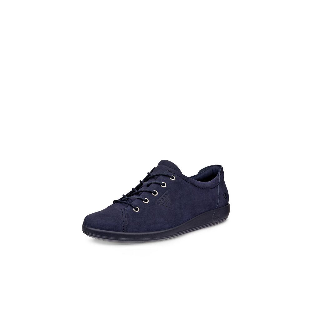 Ecco Ecco - 206503/12303 - ECCO Soft 2.0 W Lace up LEA - Blau Schnürschuh günstig online kaufen