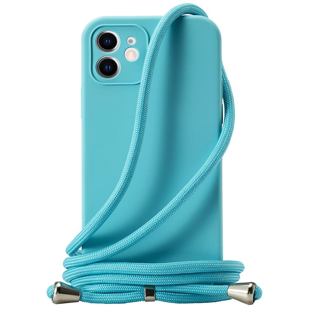 FITSU Handykette Handyhülle mit Band für iPhone 12 Handykette 6,1 Zoll, Handyhülle zum Umhängen Handyband Handyhülle mit Band Handykette