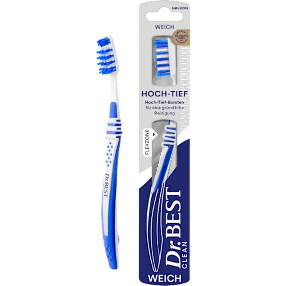 Dr. Best Zahnbürste Dr.Best CLASSIC Hoch-Tief Zahnbürste