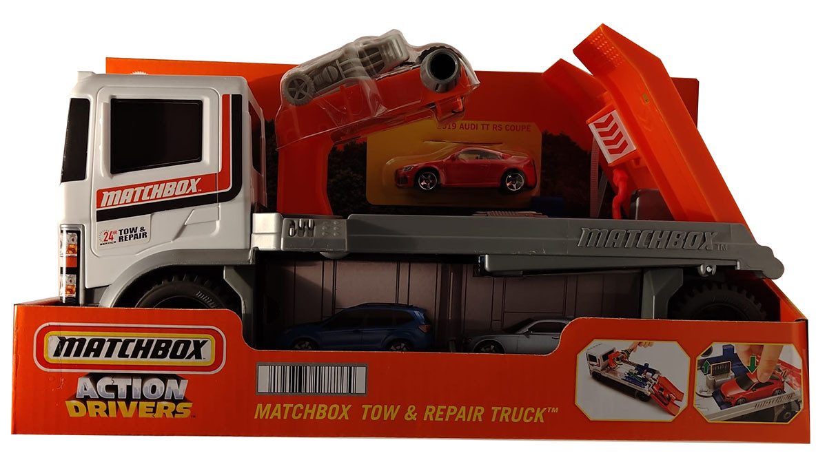 MATCHBOX Spielzeug-Abschlepper Matchbox Action Drivers - Abschlepp- und Reparaturfahrzeug mit Spielz