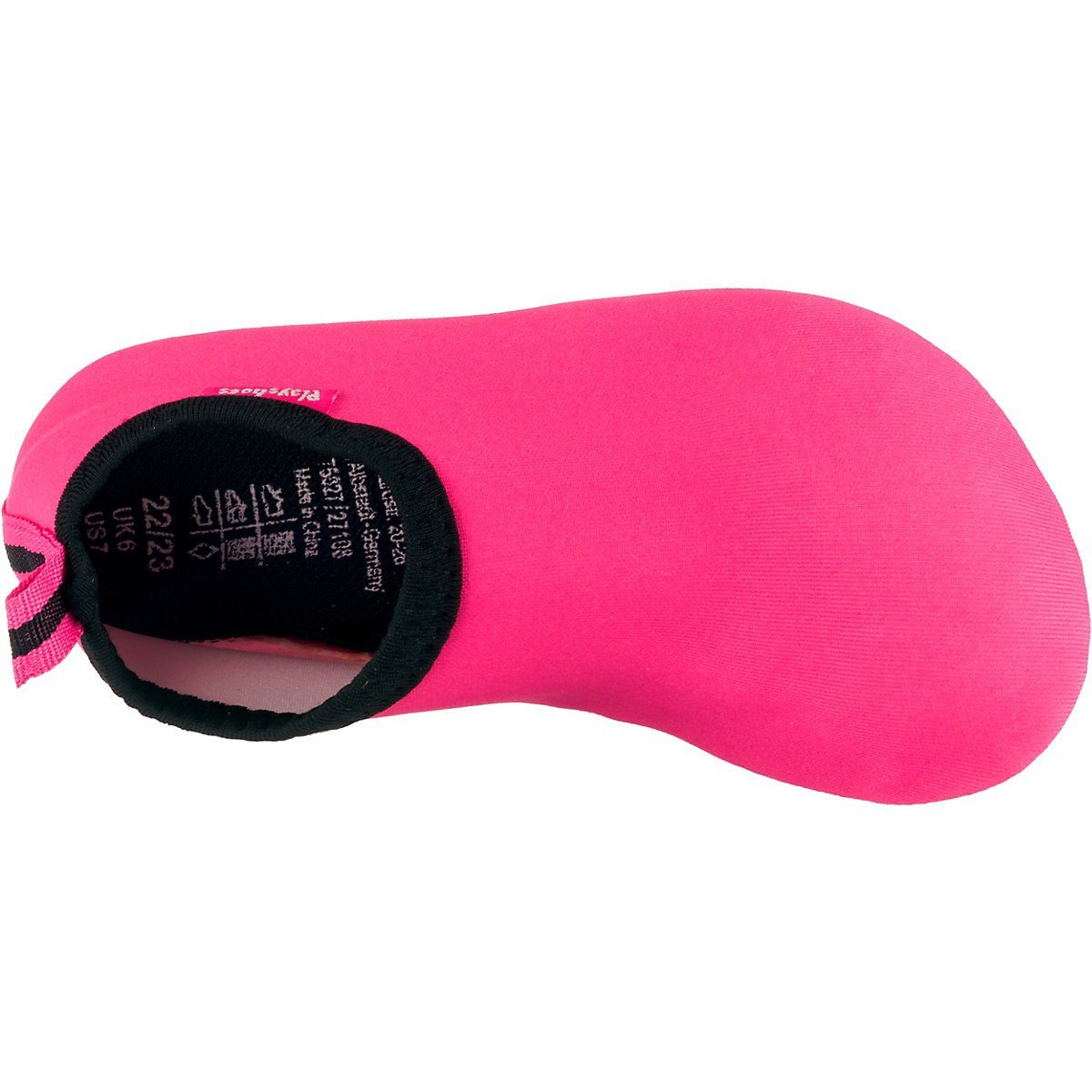 Barfuß-Schuh Badeschuh Schwimmschuhe, Uni Playshoes mit rutschhemmender Wasserschuhe Badeschuhe Passform, Sohle rosa flexible