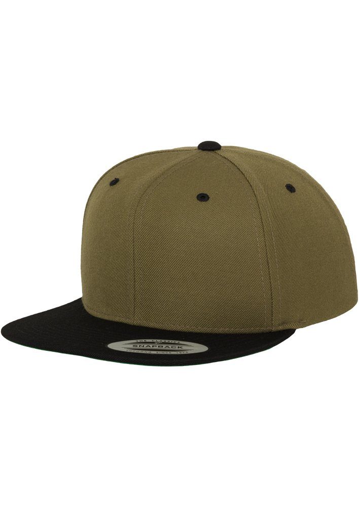 Flex Flexfit olive/black Cap 2-Tone Classic Snapback Snapback