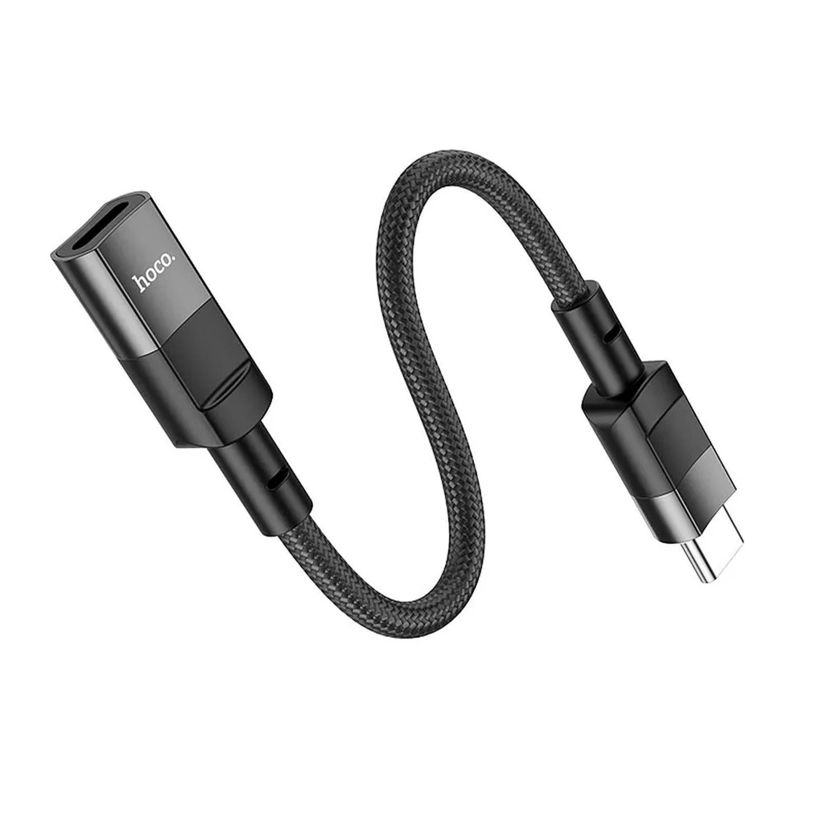 hoco. U107 USB-C auf Lightning Smartphone-Kabel, USB-C, Lightning (10 cm), USB Typ C Stecker Adapter für iPhone iPad Lightning Buchse Konverter
