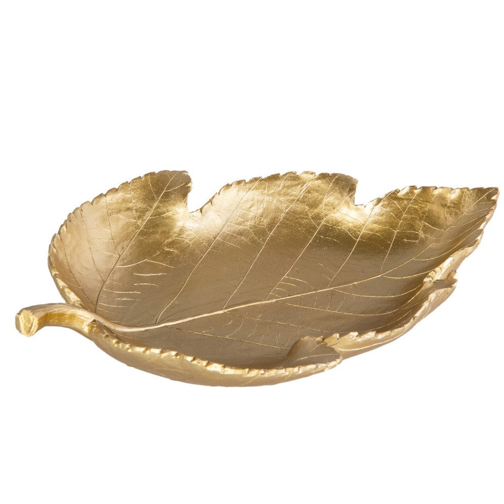 MICA Dekofigur Dekoschale Blatt - gold günstig online kaufen
