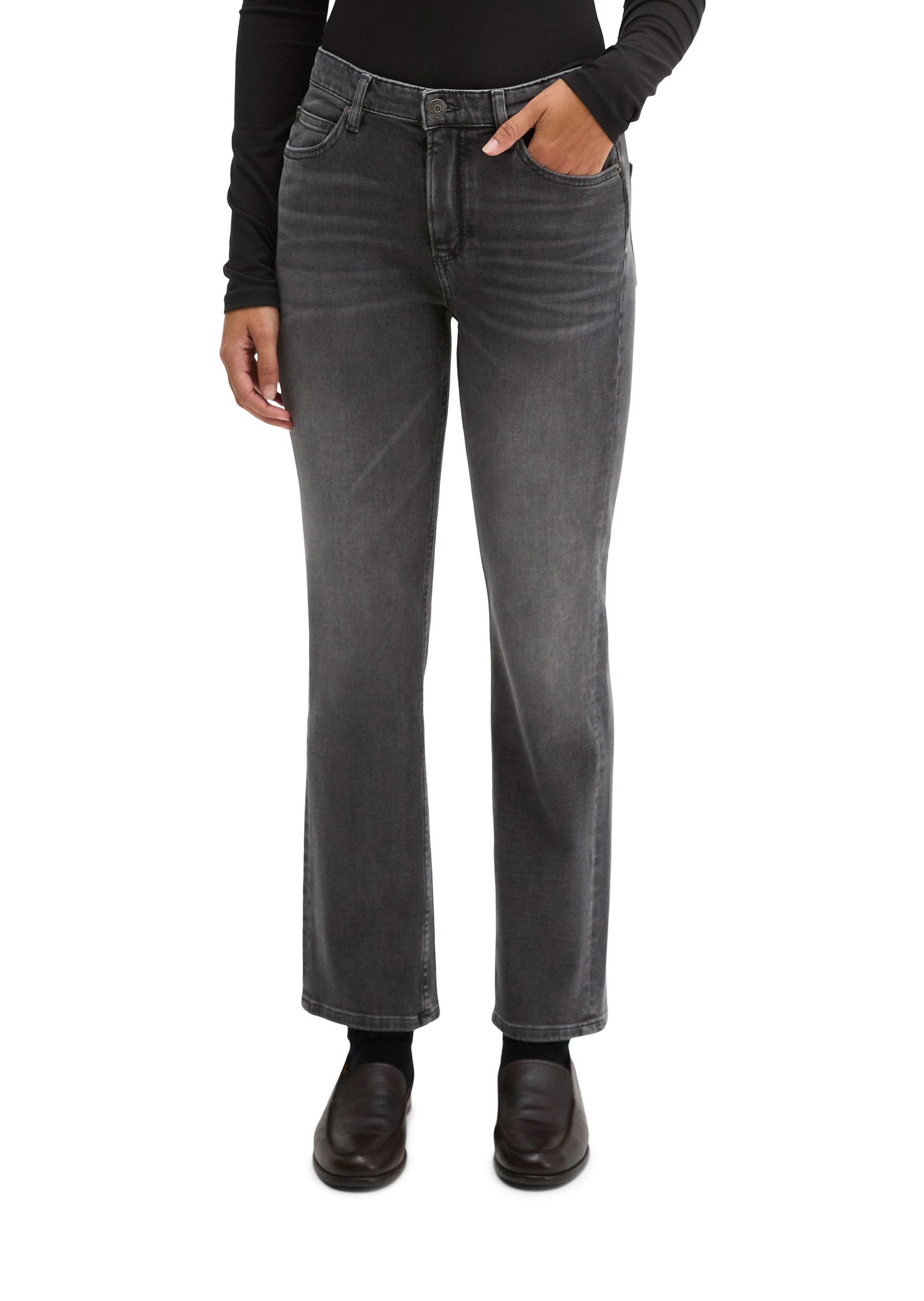 Marc O'Polo Straight-Jeans aus Organic Cotton Stretch
