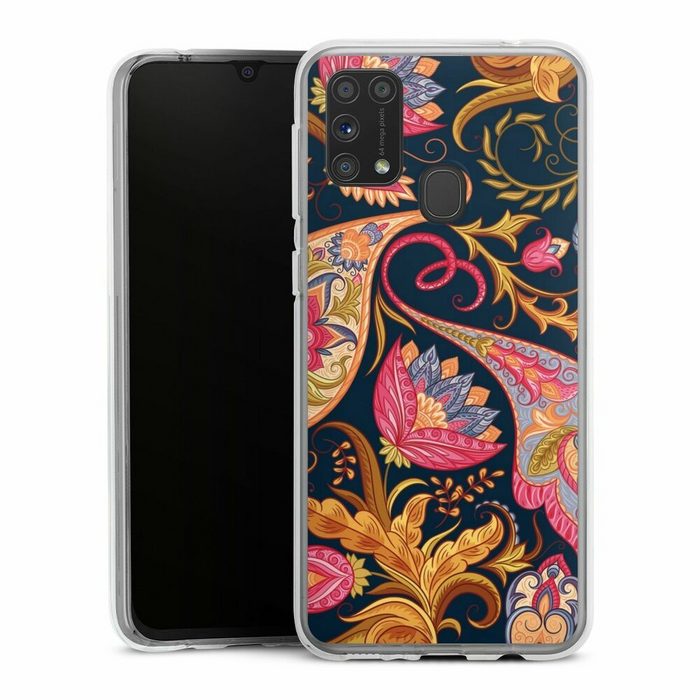 DeinDesign Handyhülle Muster Ornamente Mandala Floral Autumn 1 Samsung Galaxy M31 Silikon Hülle Bumper Case Handy Schutzhülle