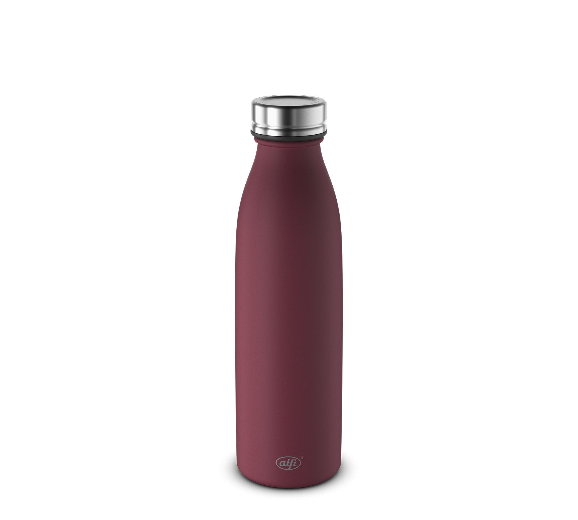 Alfi Isolierflasche PURE BOTTLE, aus doppelwandigem Edelstahl, spülmaschinenfest, 0,50l, 24h kalt, Pulverbeschichtung, absolut dicht bei Kohlensäure